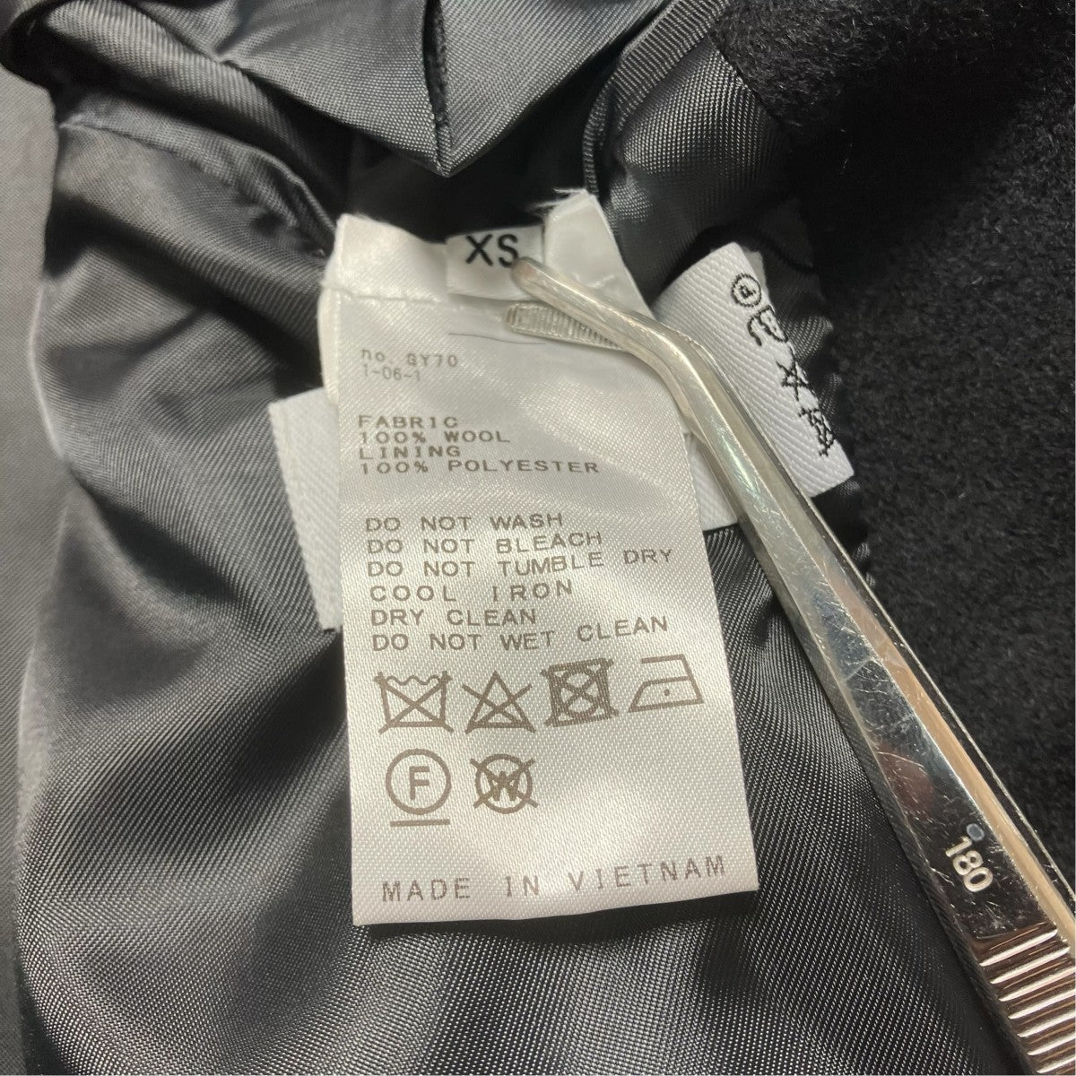 DUNST 23AWTAILORED DOUBLE-BREASTED COATロングコート23020587000330 古着・中古-6枚目のアイテム画像