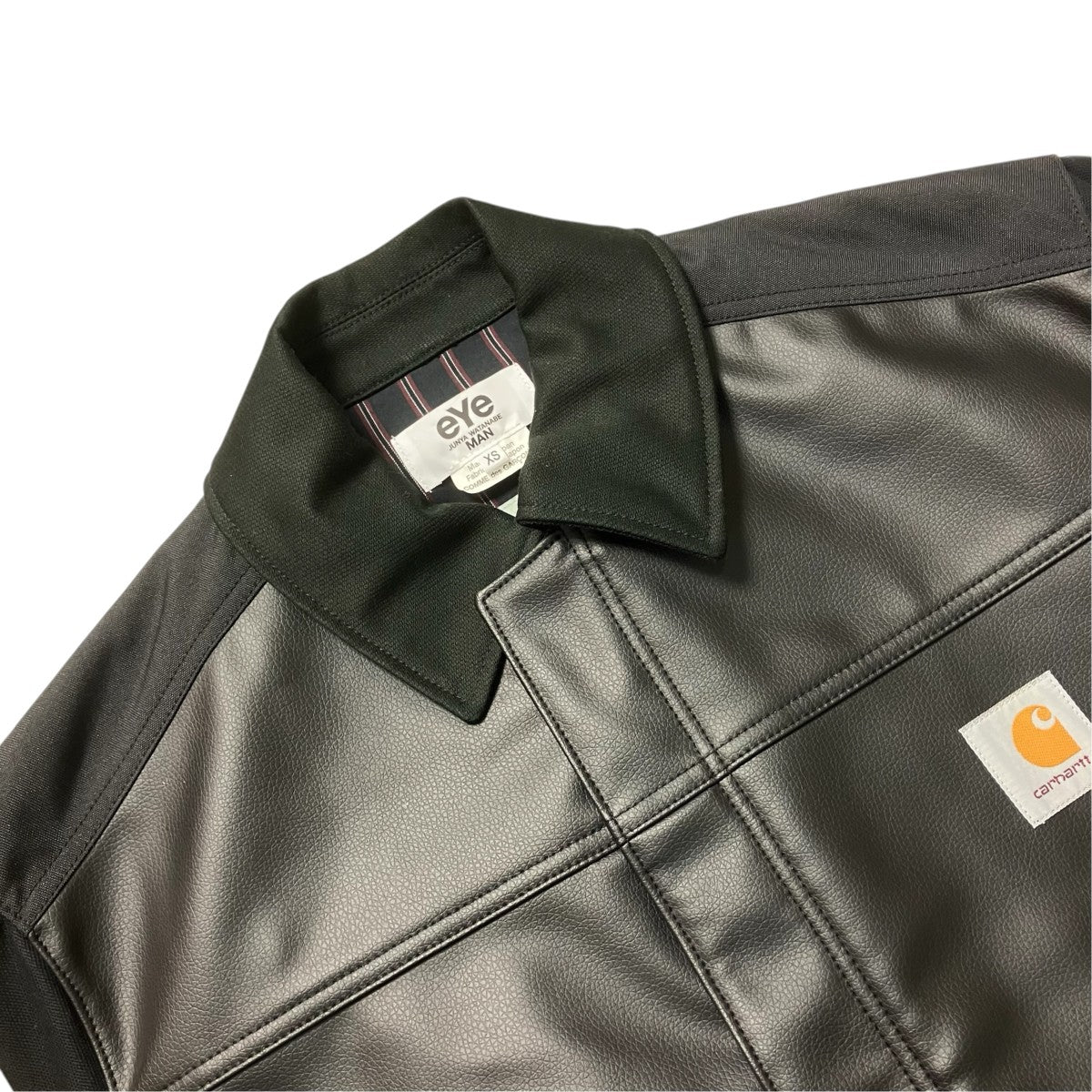 JUNYA WATANABE MAN×CarHartt レザージャケットWM-J904 古着・中古-3枚目のアイテム画像