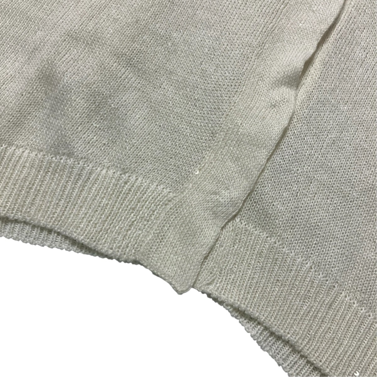 BRUNELLO CUCINELLI スパンコールニットカーディガン 古着・中古-5枚目のアイテム画像