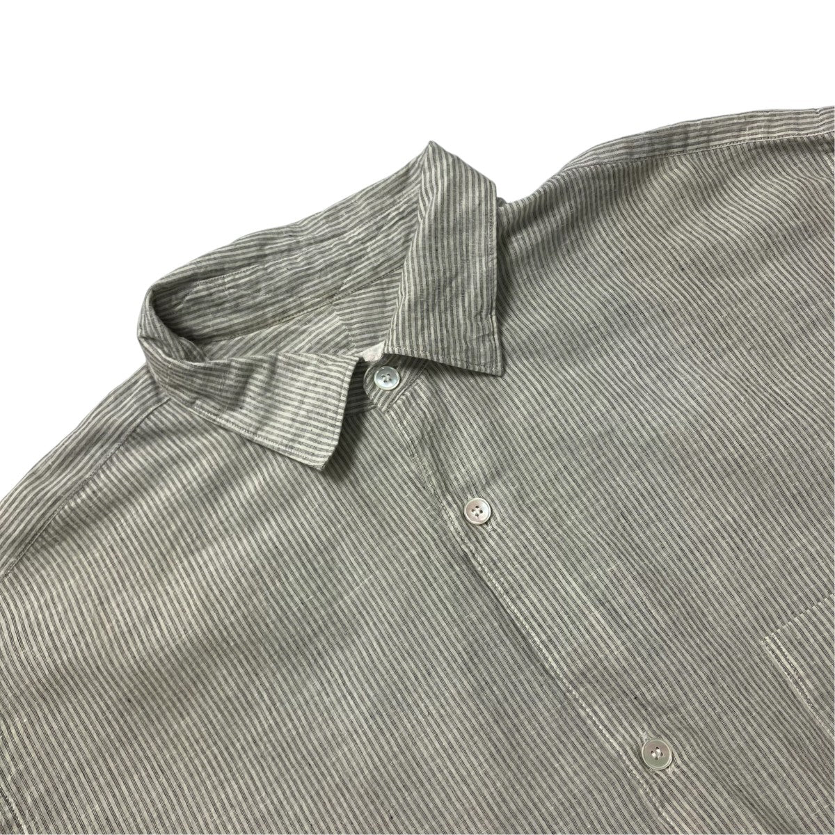 COMOLI KHADIコットン コモリシャツレギュラーカラーシャツZ01-02011 古着・中古-3枚目のアイテム画像