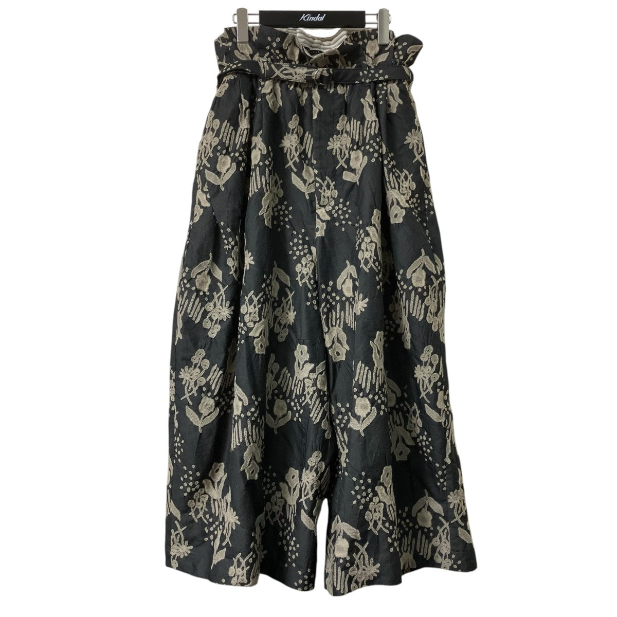 My Beautiful Landlet ORIGINAL FLOWER JACQUARD WIDE PANTSワイドパンツWM03-PT252033 古着・中古-1枚目のアイテム画像