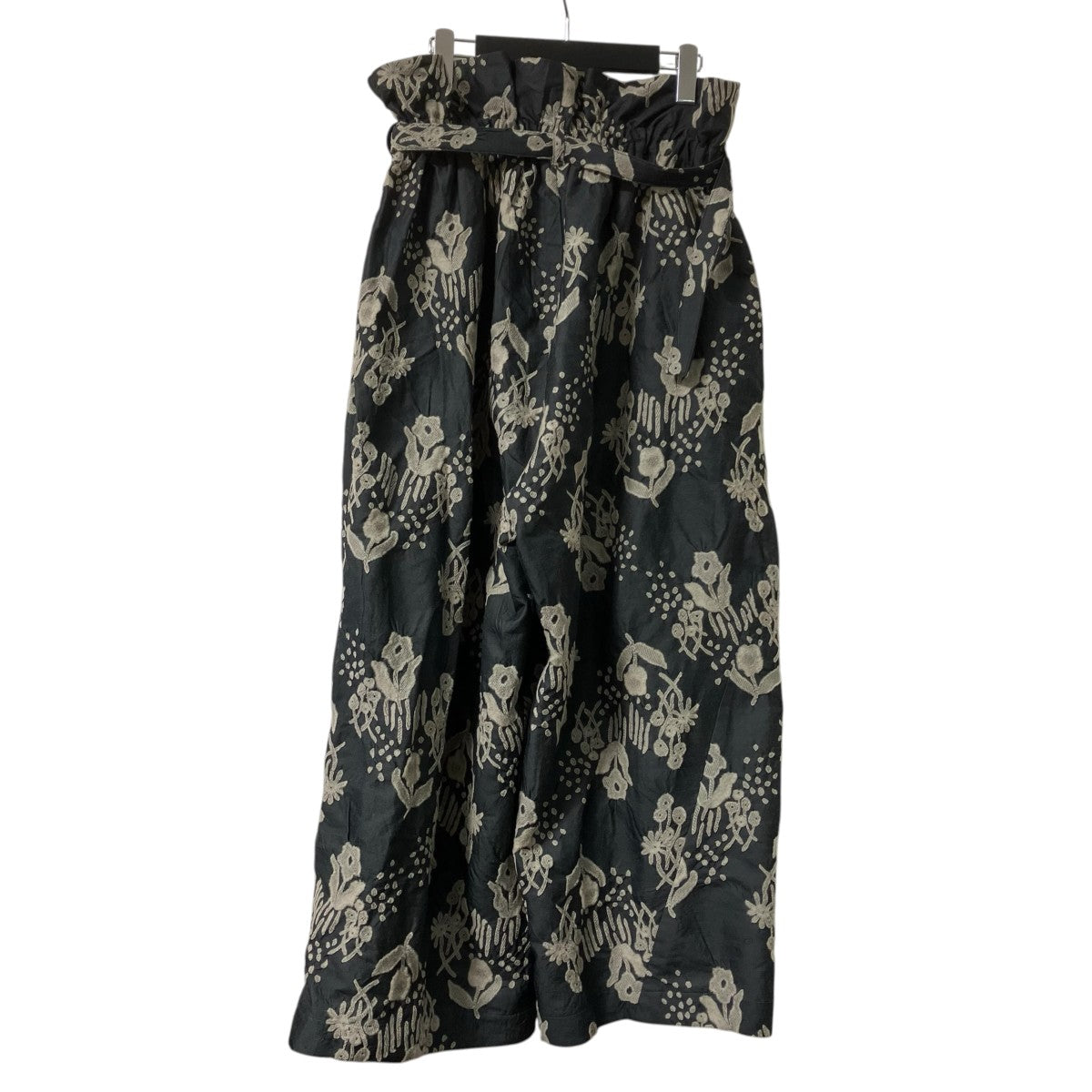 My Beautiful Landlet ORIGINAL FLOWER JACQUARD WIDE PANTSワイドパンツWM03-PT252033 古着・中古-2枚目のアイテム画像