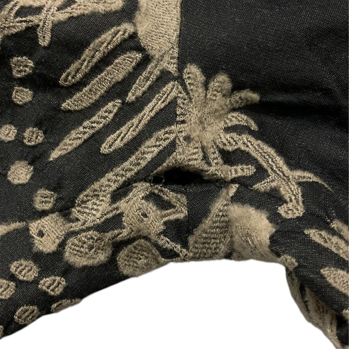 My Beautiful Landlet ORIGINAL FLOWER JACQUARD WIDE PANTSワイドパンツWM03-PT252033 古着・中古-6枚目のアイテム画像