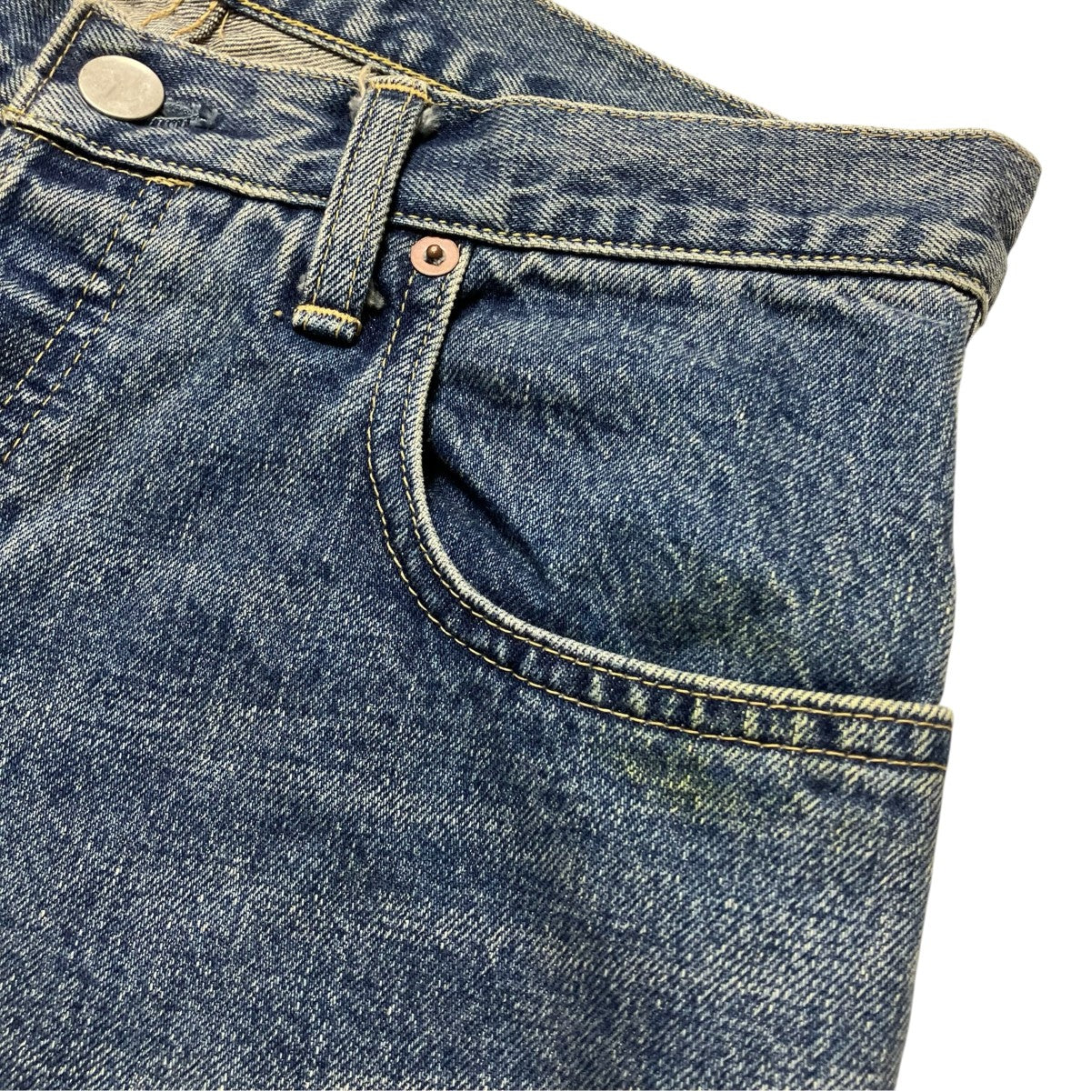ssstein TWIST SEAM VINTAGE DENIM JEANSツイストシームデニムパンツST.1070 古着・中古-7枚目のアイテム画像