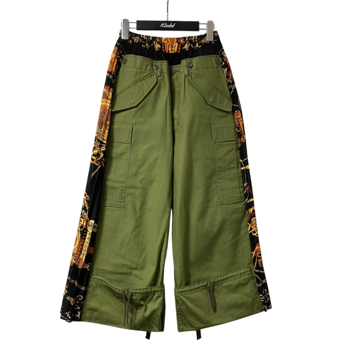 JUNYA WATANABE 25SS切替プリーツワイドパンツJO-P025 古着・中古-1枚目のアイテム画像