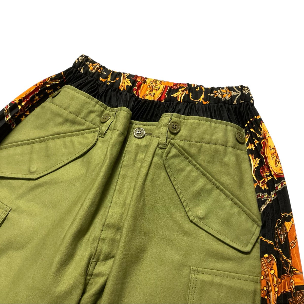 JUNYA WATANABE 25SS切替プリーツワイドパンツJO-P025 古着・中古-3枚目のアイテム画像