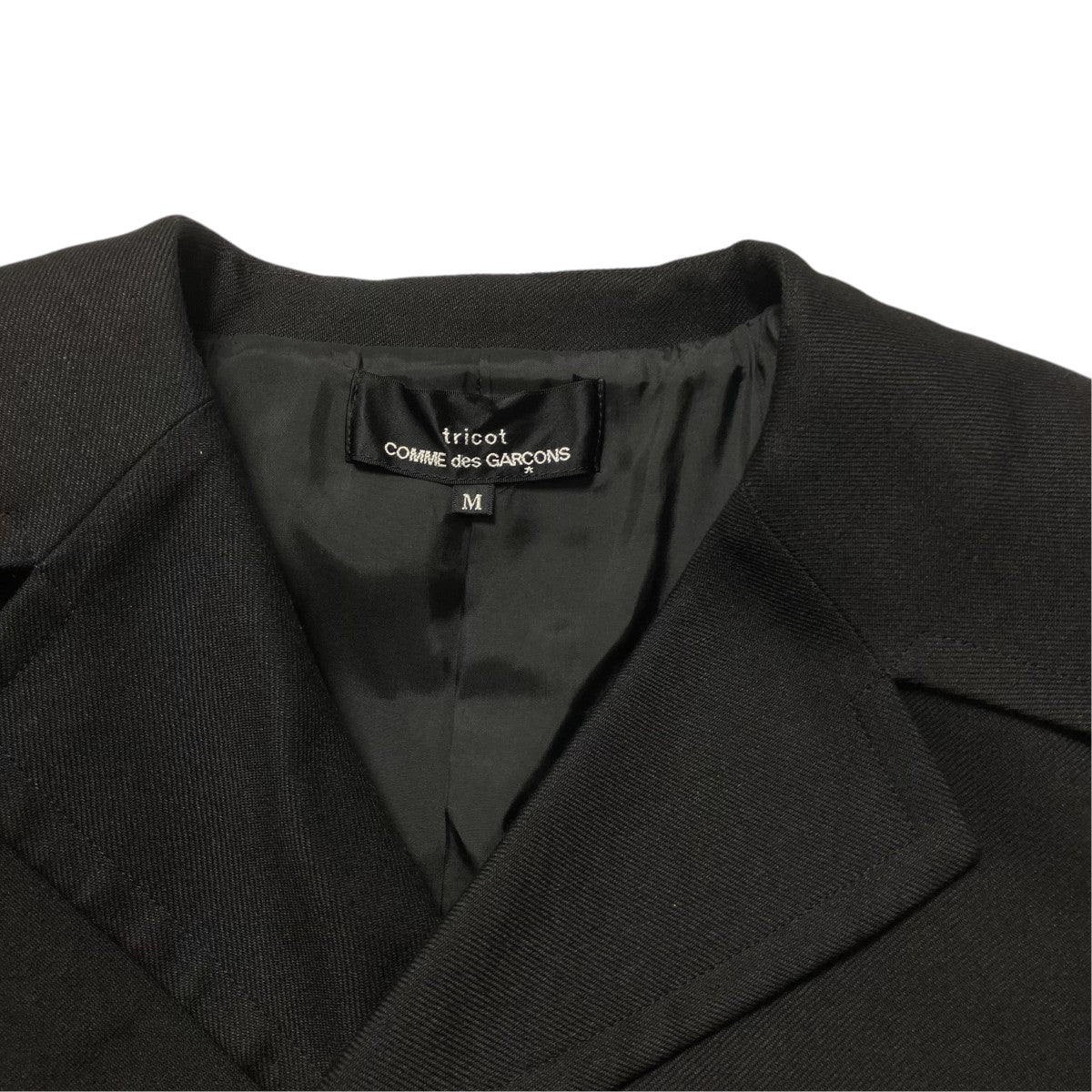 tricot COMME des GARCONS 20AWウールリネンチェスターコートTF-C004 古着・中古-3枚目のアイテム画像