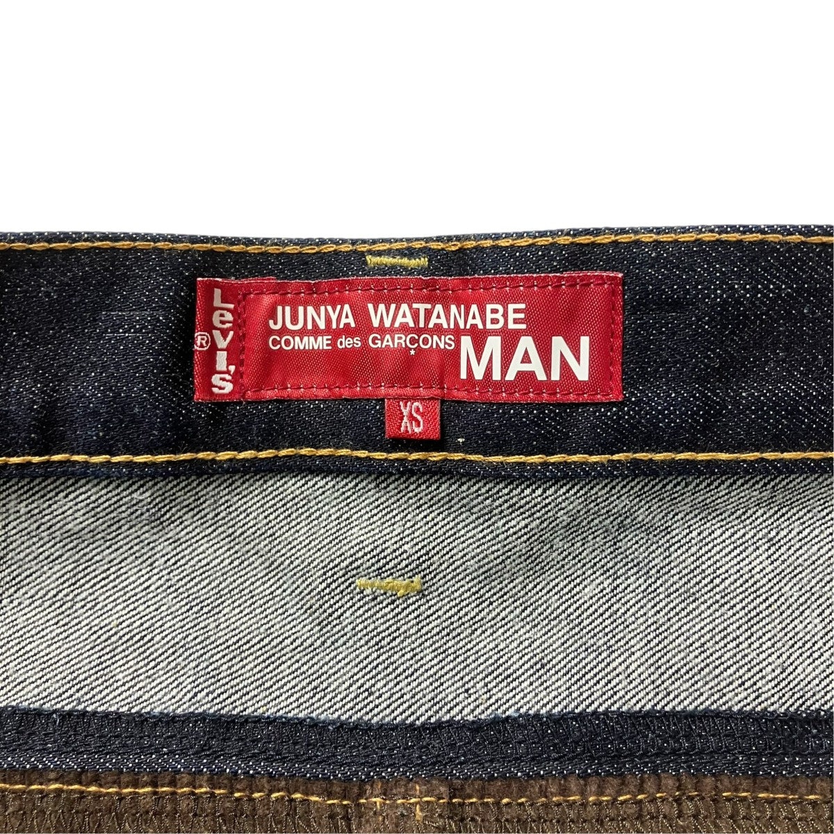 JUNYA WATANABE MAN×LEVI’S 17AWコーデュロイドッキングハイウエストデニムパンツWT-P212 古着・中古-6枚目のアイテム画像