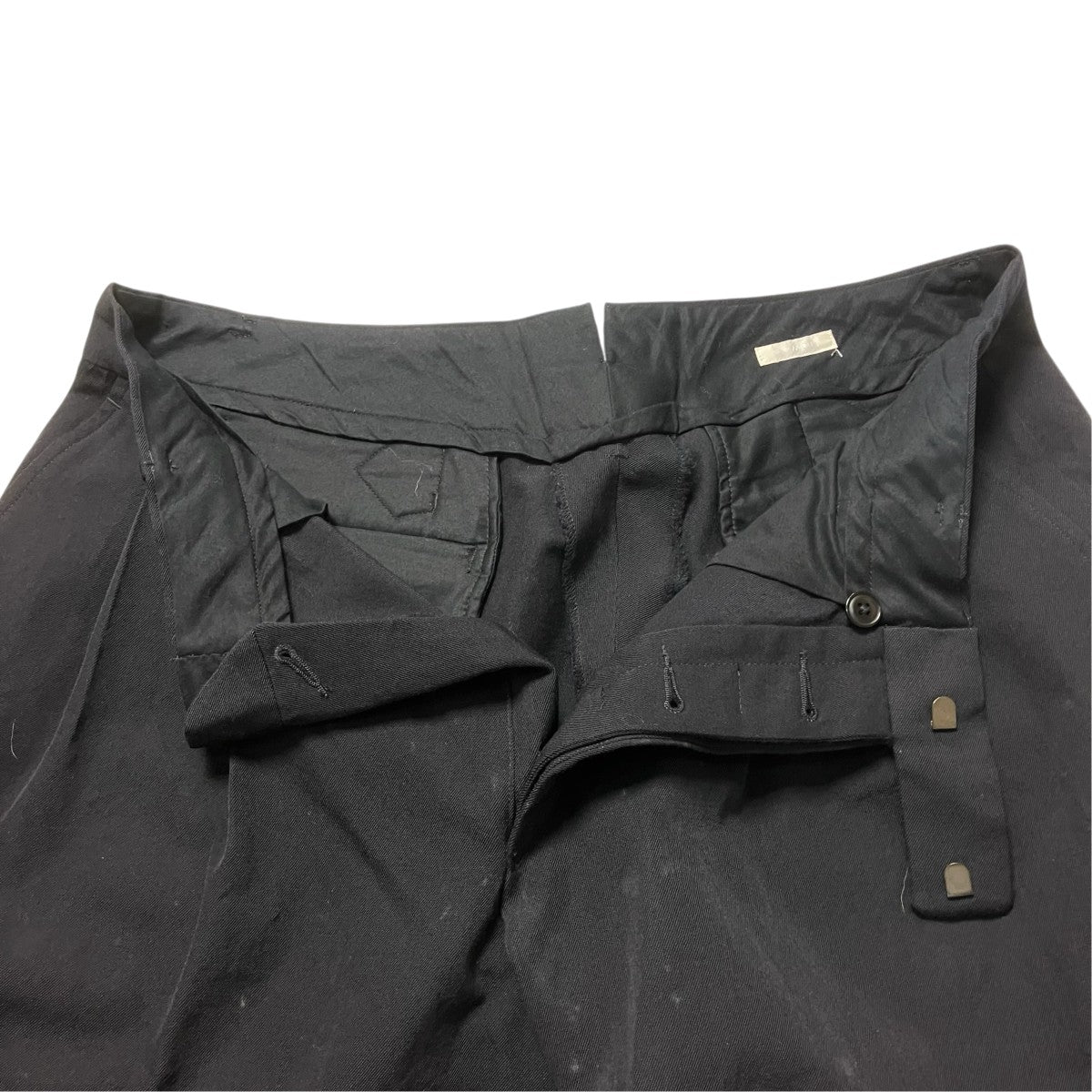 COMOLI ウールギャバ 2タックパンツN03-03001 古着・中古-3枚目のアイテム画像