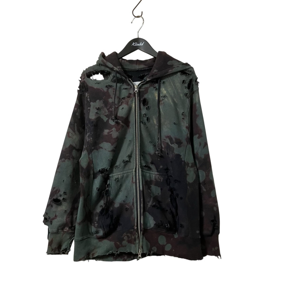 TEPPEI FURUYAMA HARD CRASH PULLOVER ZIP-UP PARKAジップパーカー 古着・中古-1枚目のアイテム画像
