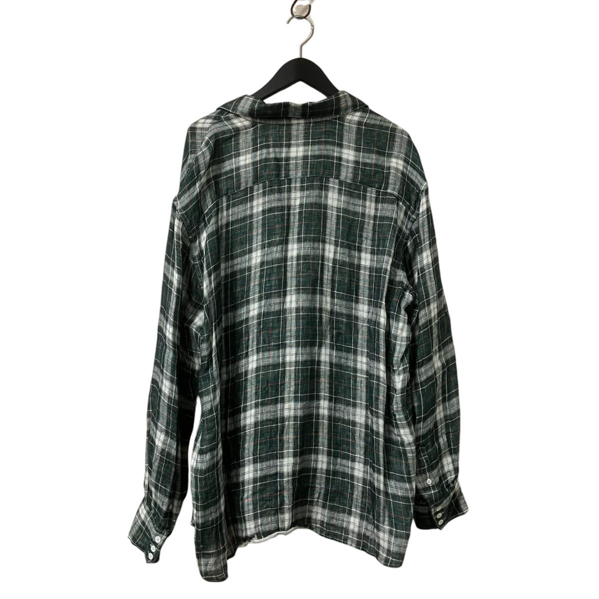 LES SIX CHECK SLIP SHIRTチェックシャツtigoett-10-sh-ches 古着・中古-2枚目のアイテム画像