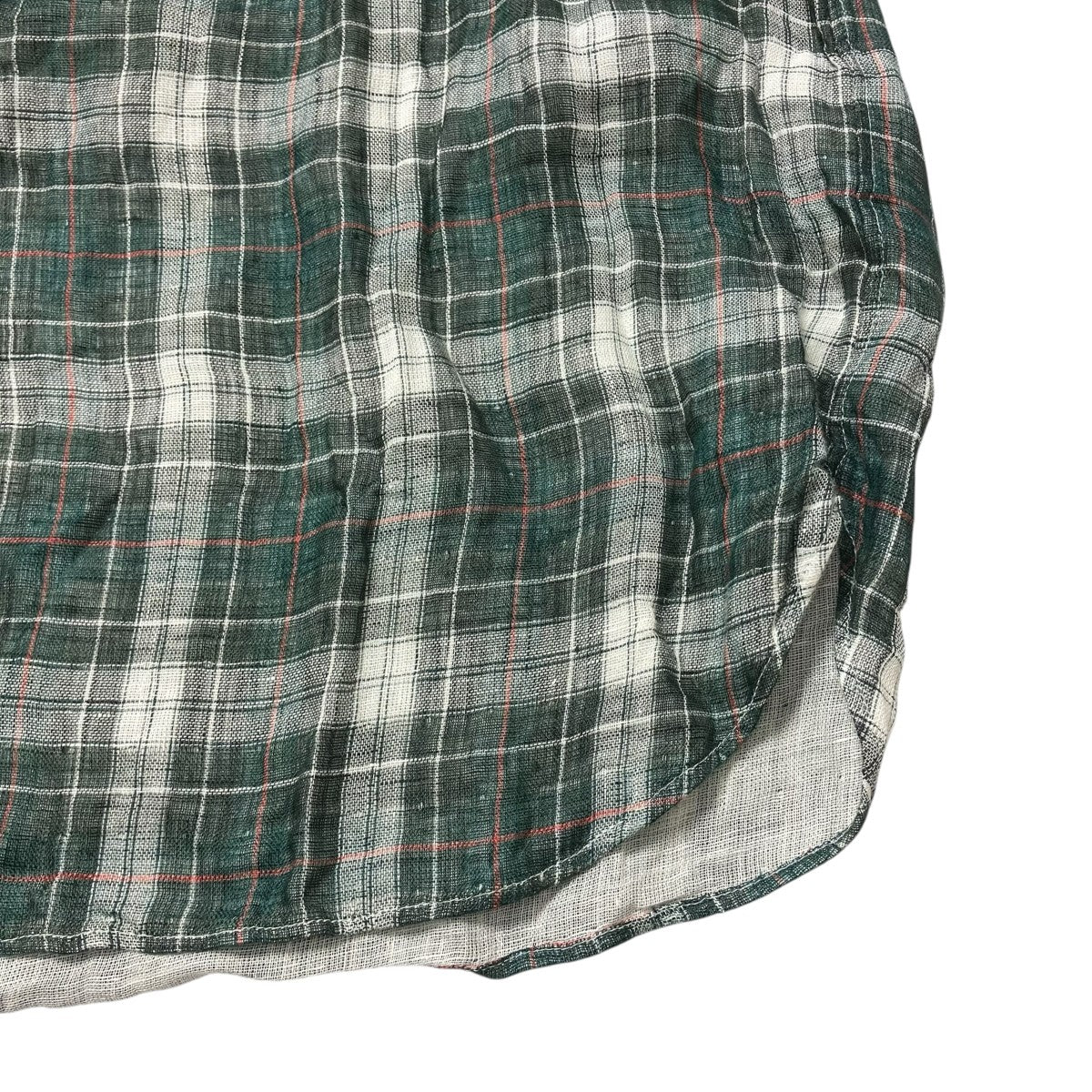 LES SIX CHECK SLIP SHIRTチェックシャツtigoett-10-sh-ches 古着・中古-5枚目のアイテム画像