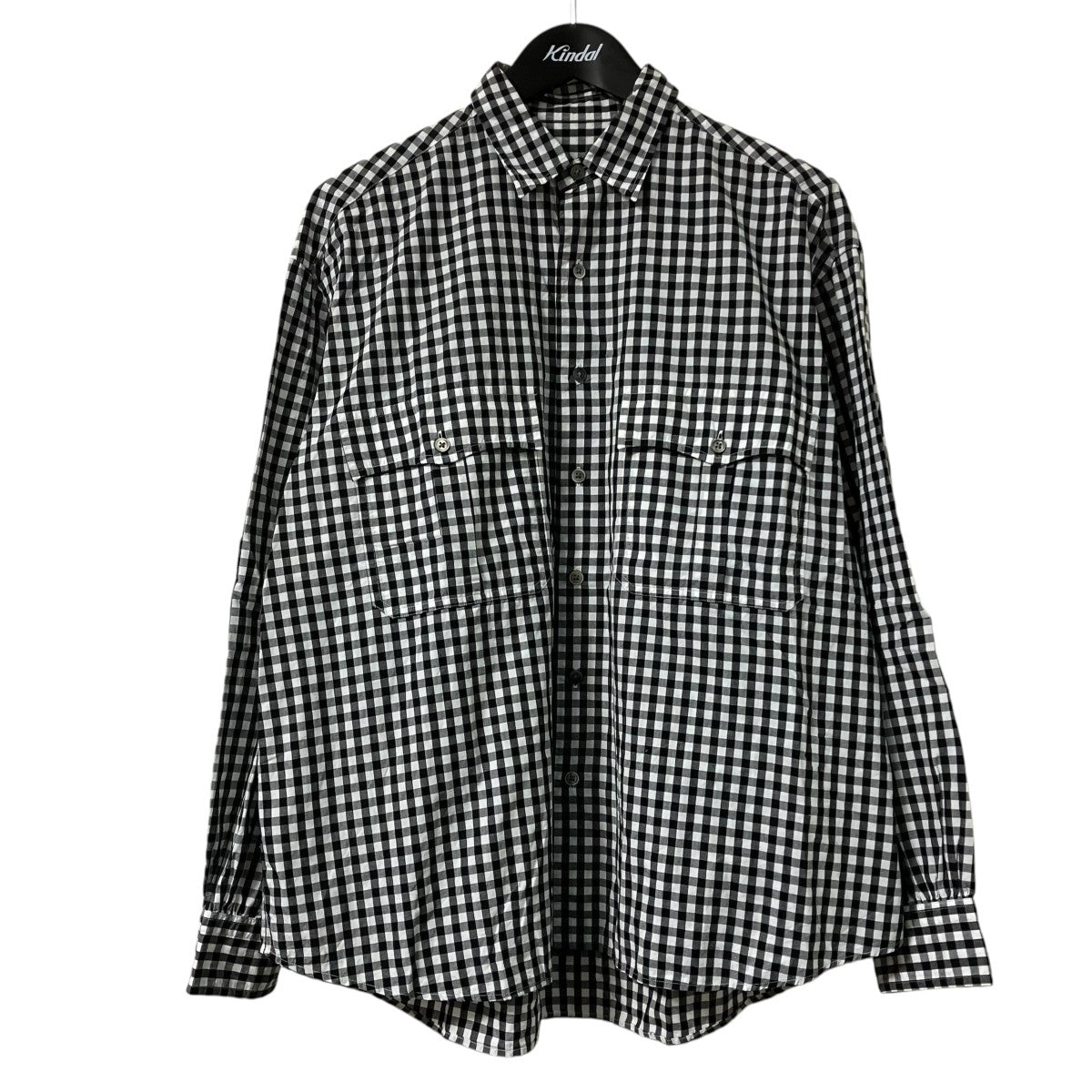 Porter Classic ROLL UP GINGHAM CHECK SHIRTチェックシャツ 古着・中古-1枚目のアイテム画像