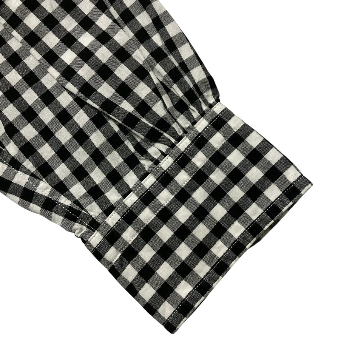Porter Classic ROLL UP GINGHAM CHECK SHIRTチェックシャツ 古着・中古-4枚目のアイテム画像