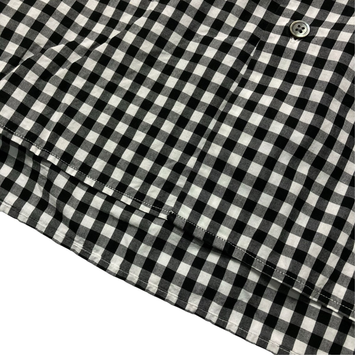 Porter Classic ROLL UP GINGHAM CHECK SHIRTチェックシャツ 古着・中古-5枚目のアイテム画像