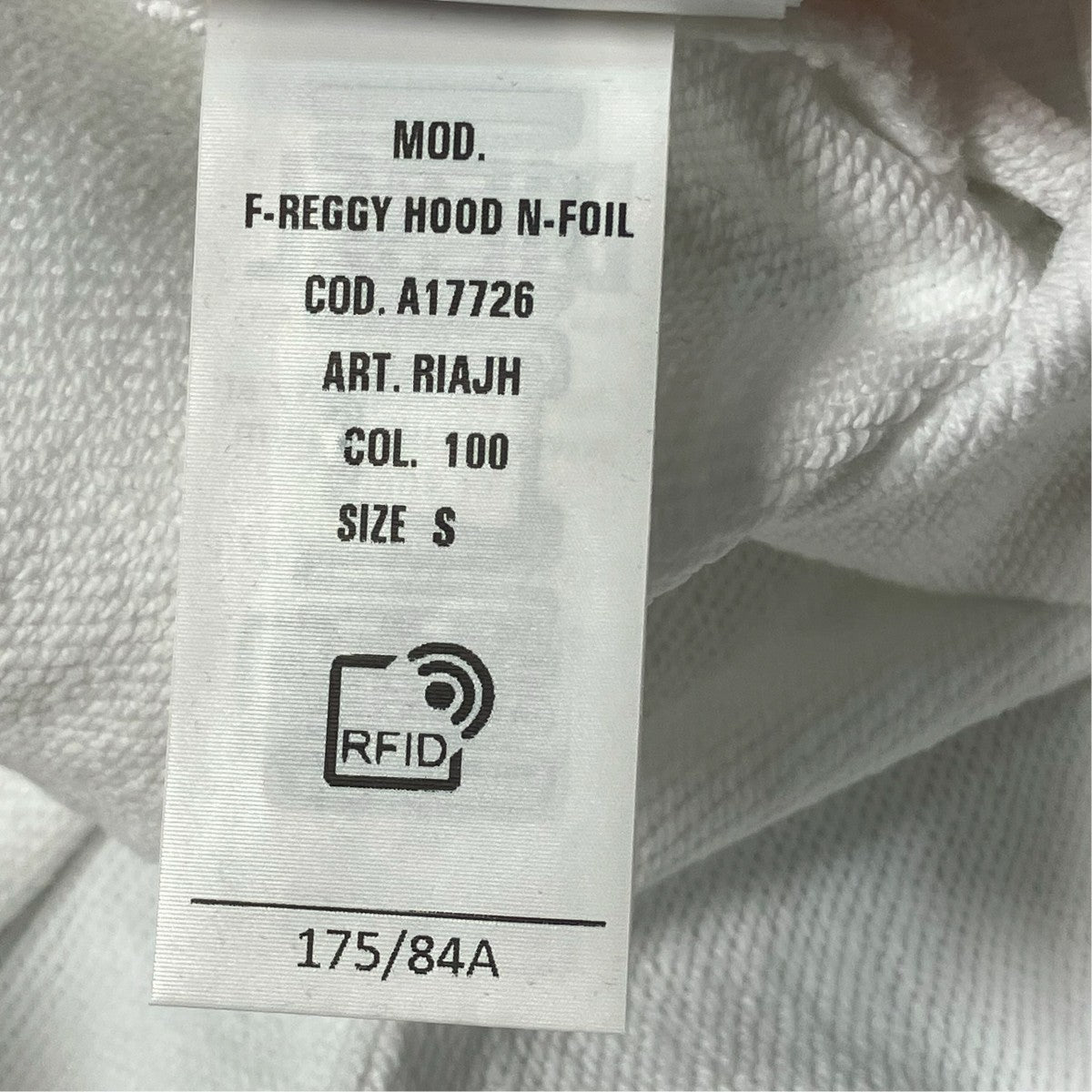 DIESEL F-REGGY HOOD N-FOILプルオーバーパーカーA17726 古着・中古-6枚目のアイテム画像