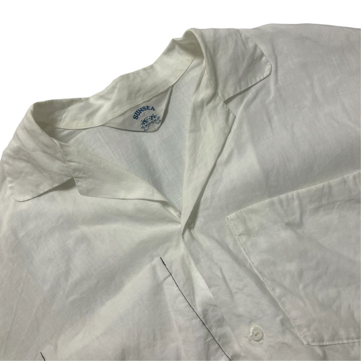 SUNSEA LINEN GIGOLO＆GIGOLET SHIRT長袖シャツ20S13 古着・中古-3枚目のアイテム画像