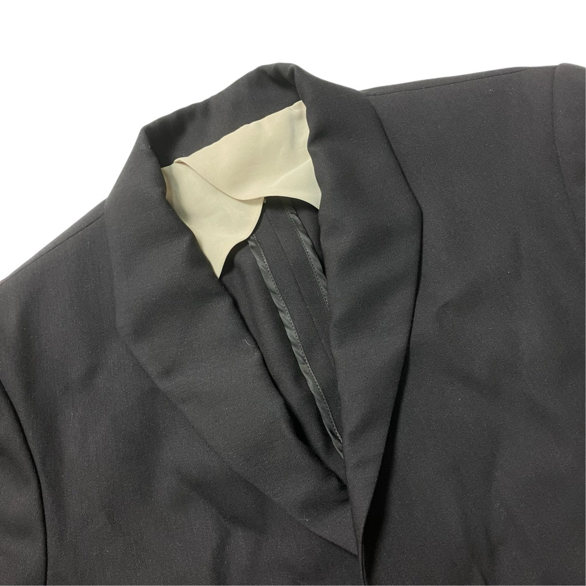 IRENISA 26SSMODIFIED SHAWL COLLAR JACKETテーラードジャケットIH 26SS J007 NDV 古着・中古-3枚目のアイテム画像