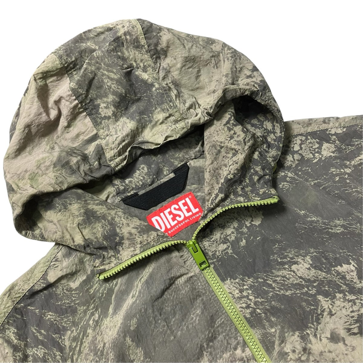 DIESEL J-WARRETT-PRINTナイロンジャケットA10584 古着・中古-3枚目のアイテム画像