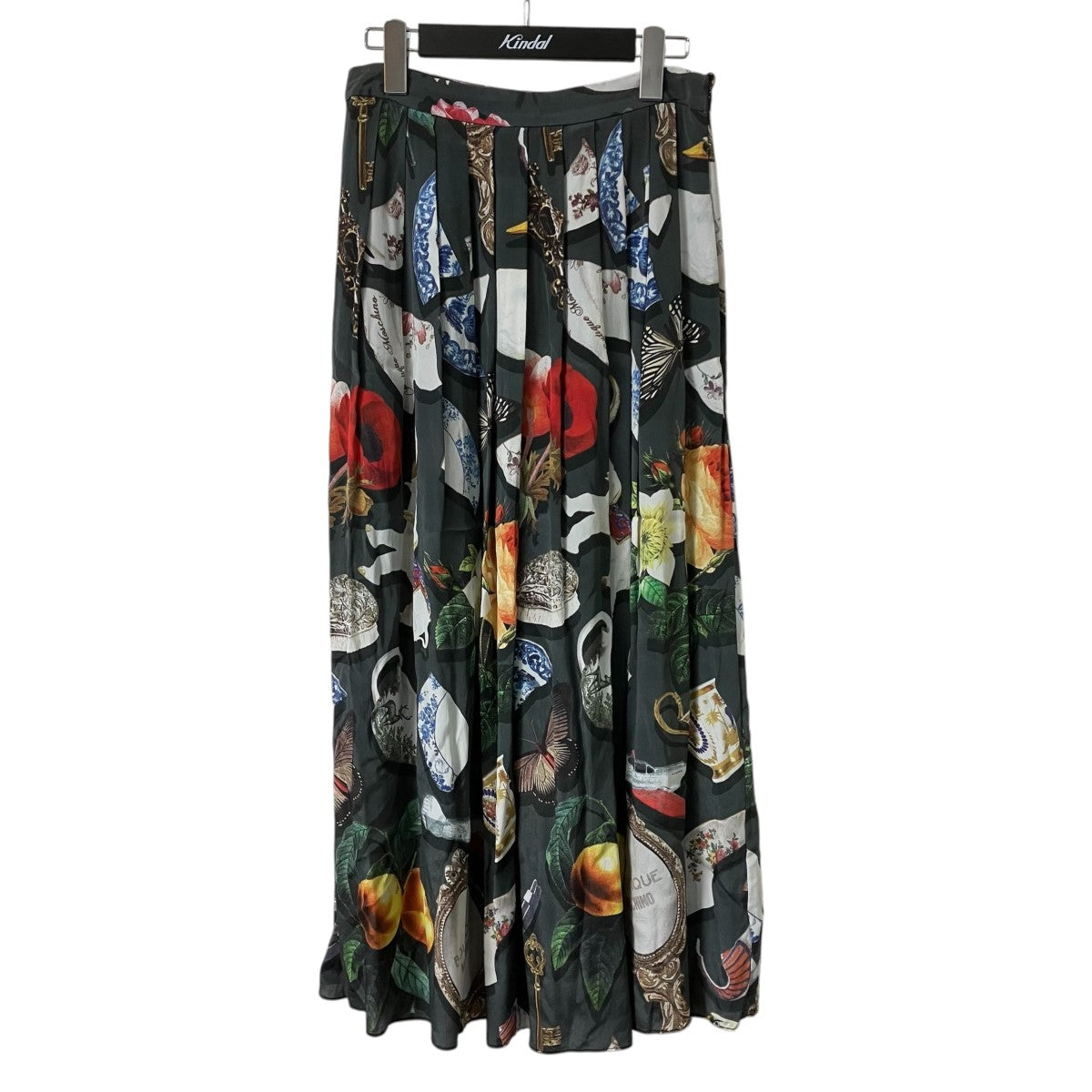 MOSCHINO 総柄ロングスカートKD5247113 古着・中古-1枚目のアイテム画像