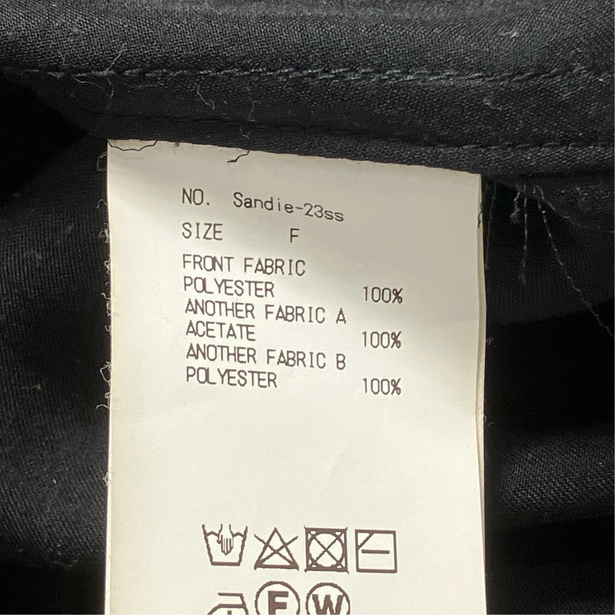 MISTER IT 長袖ブラウスSENDIE 23SS 古着・中古-6枚目のアイテム画像