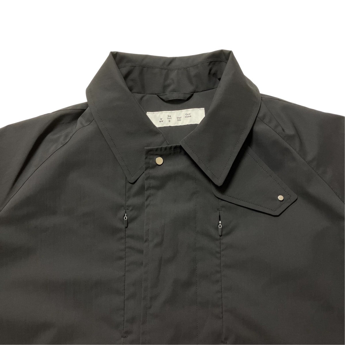 BAL WATER RESISTANT WOOL BALMACAAN COATステンカラーコートBAL-2227 古着・中古-3枚目のアイテム画像