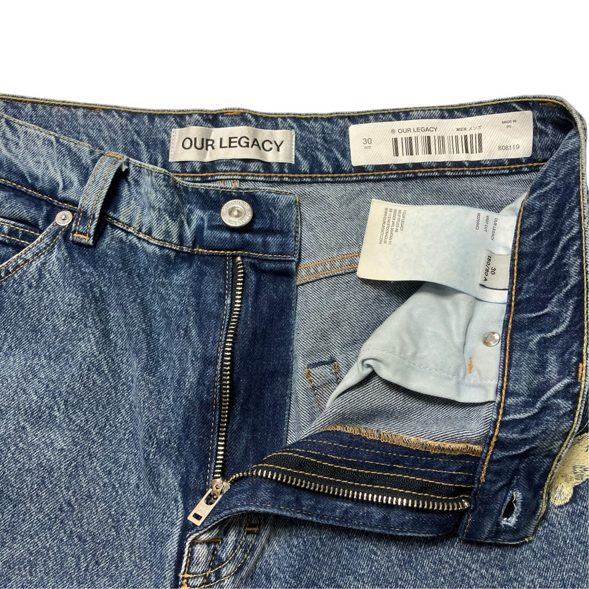 OUR LEGACY VAST CUTデニムパンツM2255VCI 古着・中古-3枚目のアイテム画像