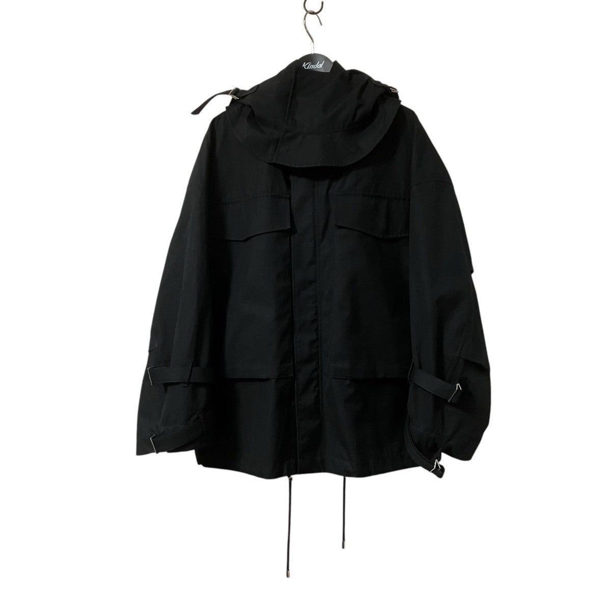 ALMOSTBLACK 21SSフーデッドジャケットBL01A 古着・中古-1枚目のアイテム画像
