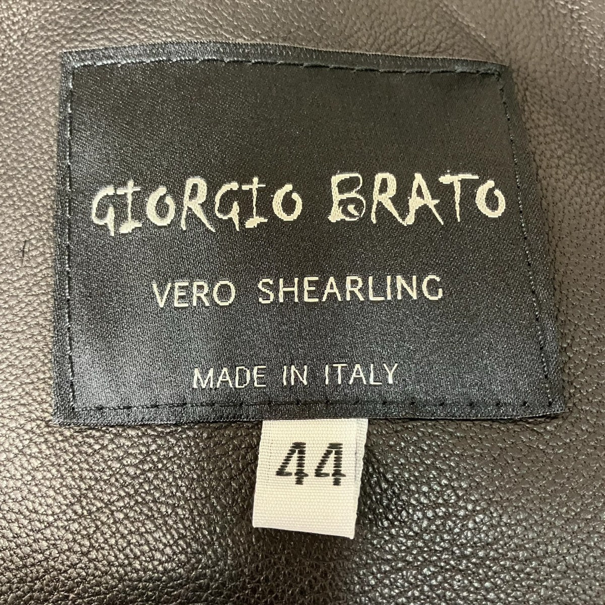 GIORGIO BRATO ムートンジャケット 古着・中古-6枚目のアイテム画像