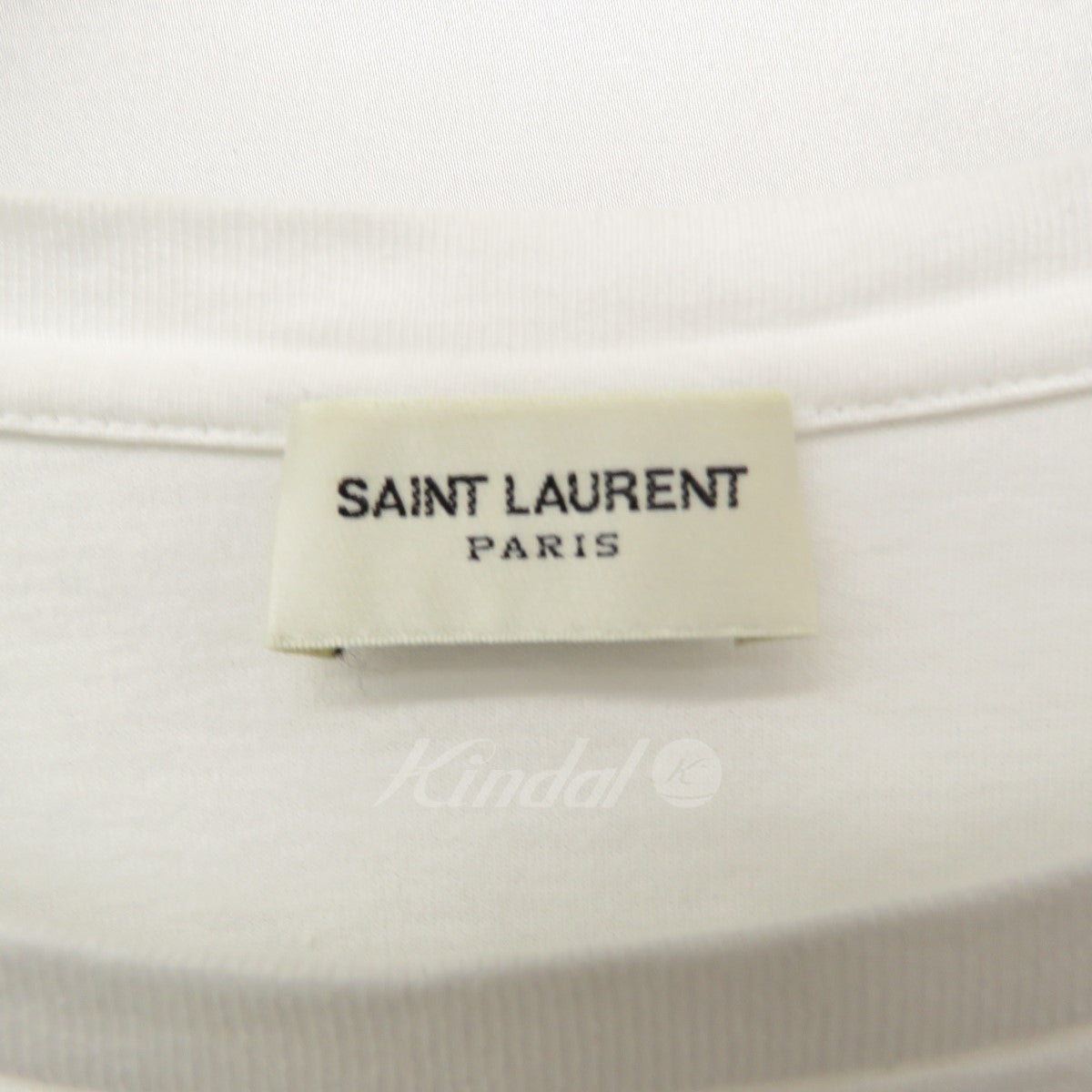 SAINT LAURENT PARIS(サンローランパリ) クラシックスクエアロゴT