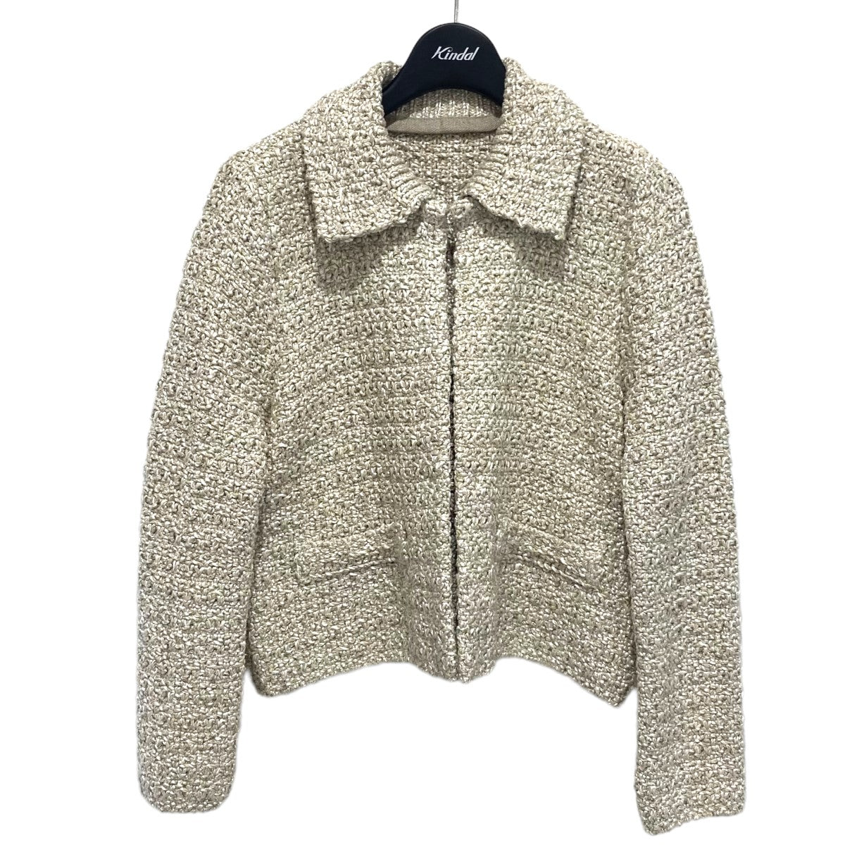 22年 KNIT JACKET NOISETTE