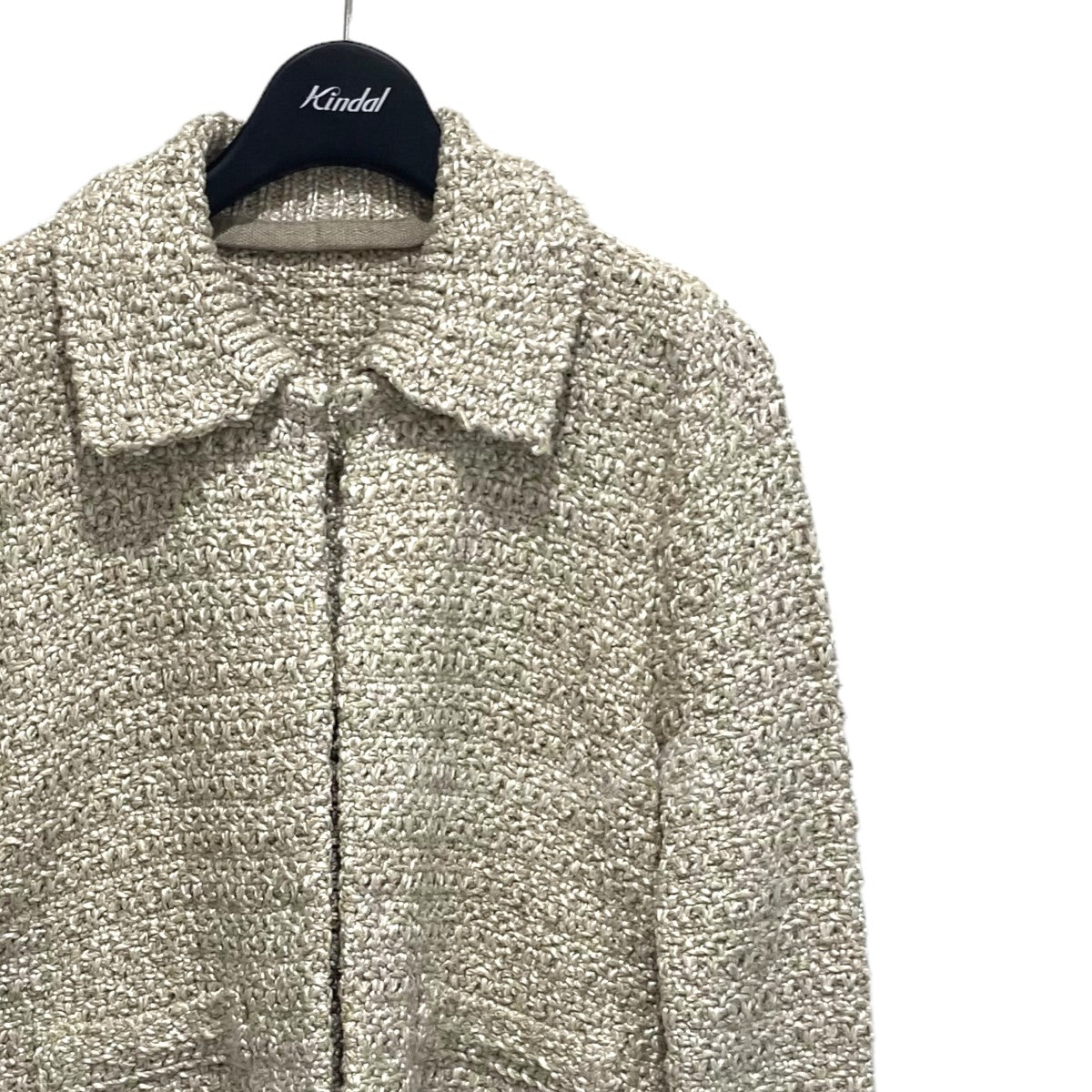 22年 KNIT JACKET NOISETTE