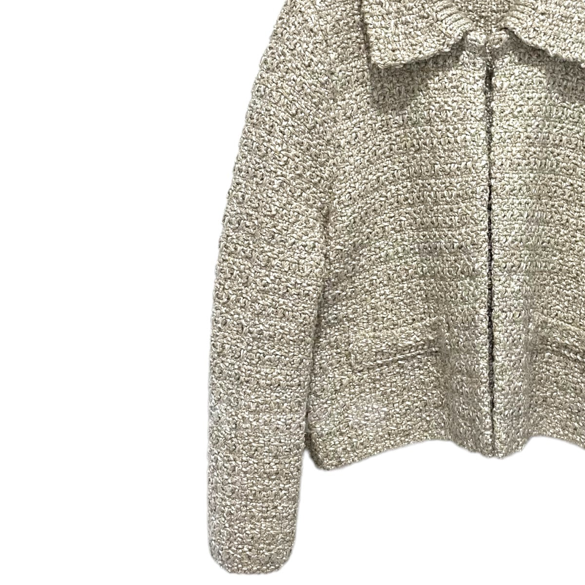 22年 KNIT JACKET NOISETTE