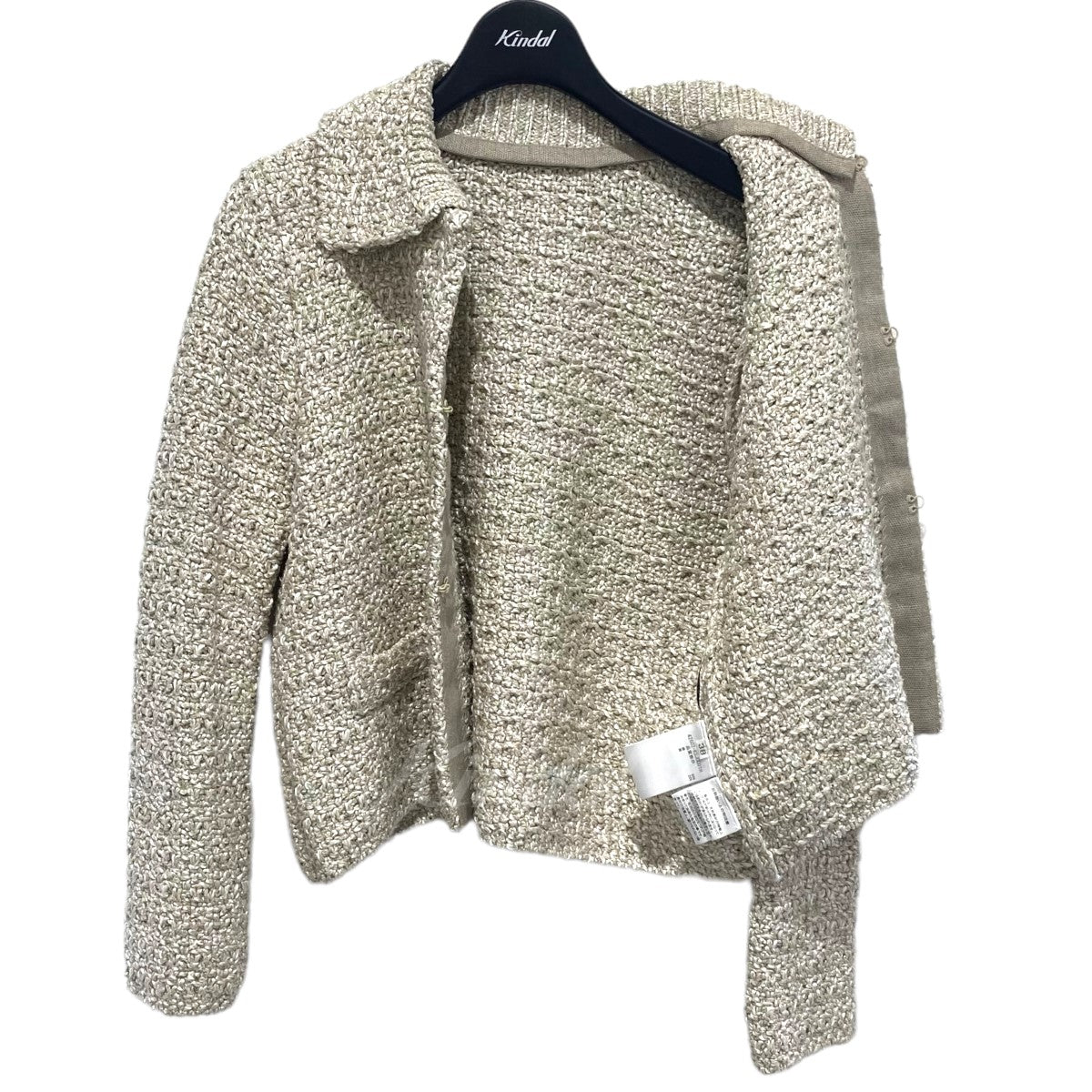 22年 KNIT JACKET NOISETTE