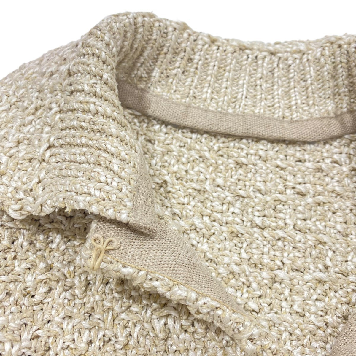 22年 KNIT JACKET NOISETTE