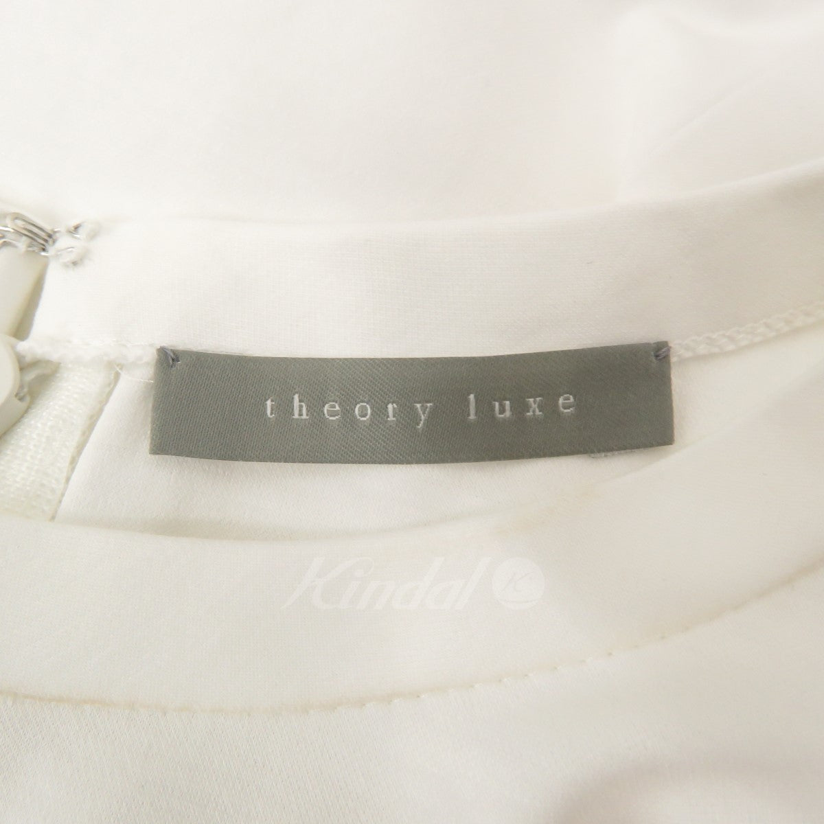 Theory Luxe(セオリーリュクス) 切替ロングスリーブカットソー 03-1101018-001-038 03-1101018-001-038  ホワイト サイズ 15｜【公式】カインドオルオンライン ブランド古着・中古通販【kindal】