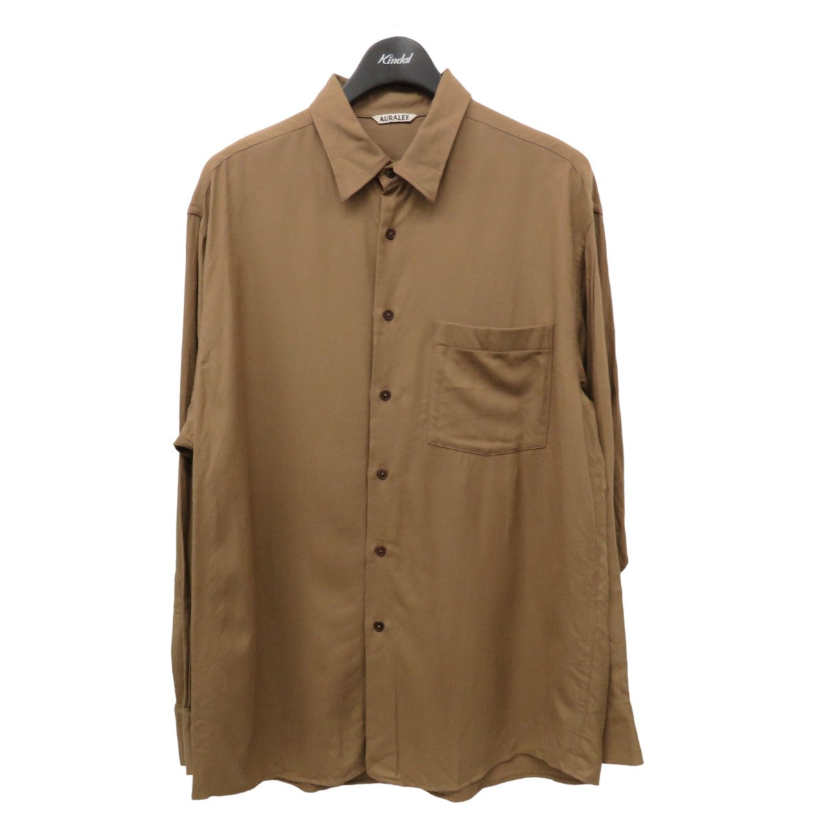 AURALEE(オーラリー) SUPER LIGHT WOOL SHIRTS レギュラーカラーシャツ 21AW A21AS010S