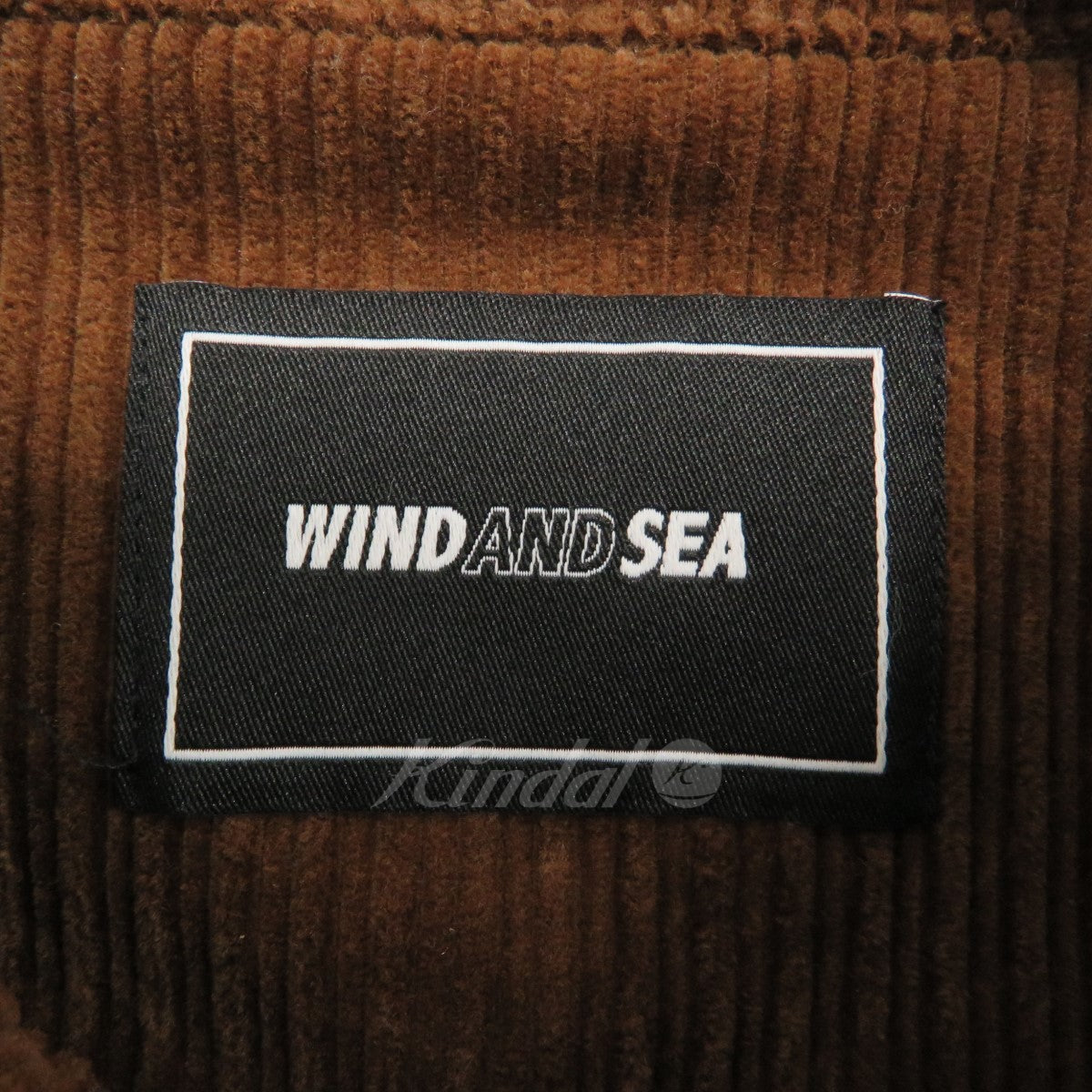 WIND AND SEA(ウィンダンシー) コーデュロイジャケット ジップアップ
