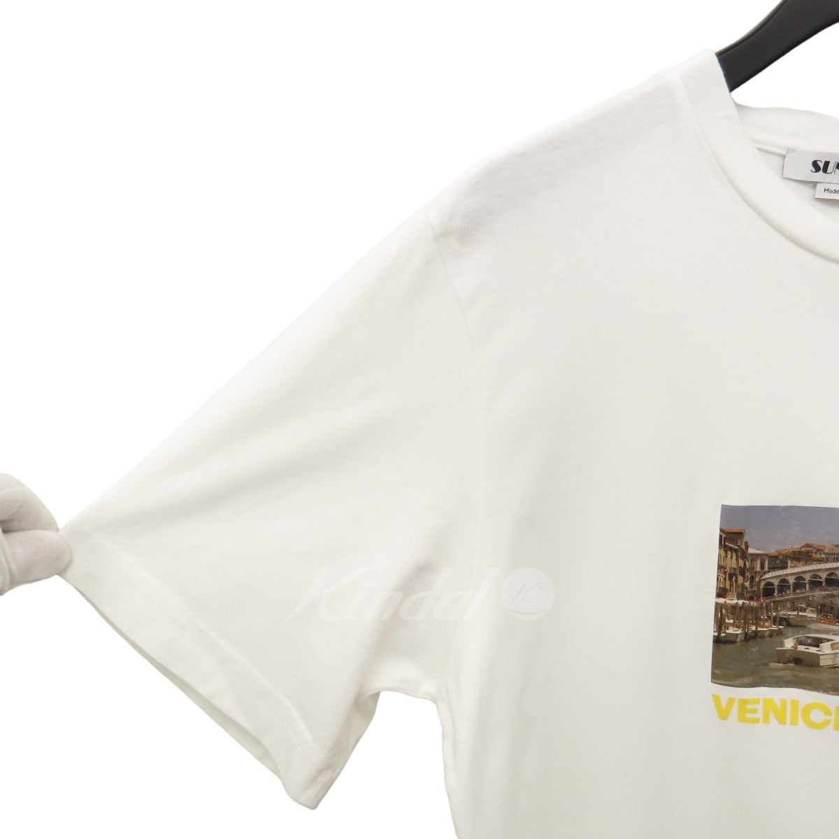 SUNNEI(スンネイ) VENICE BEACH プリントTシャツ ホワイト