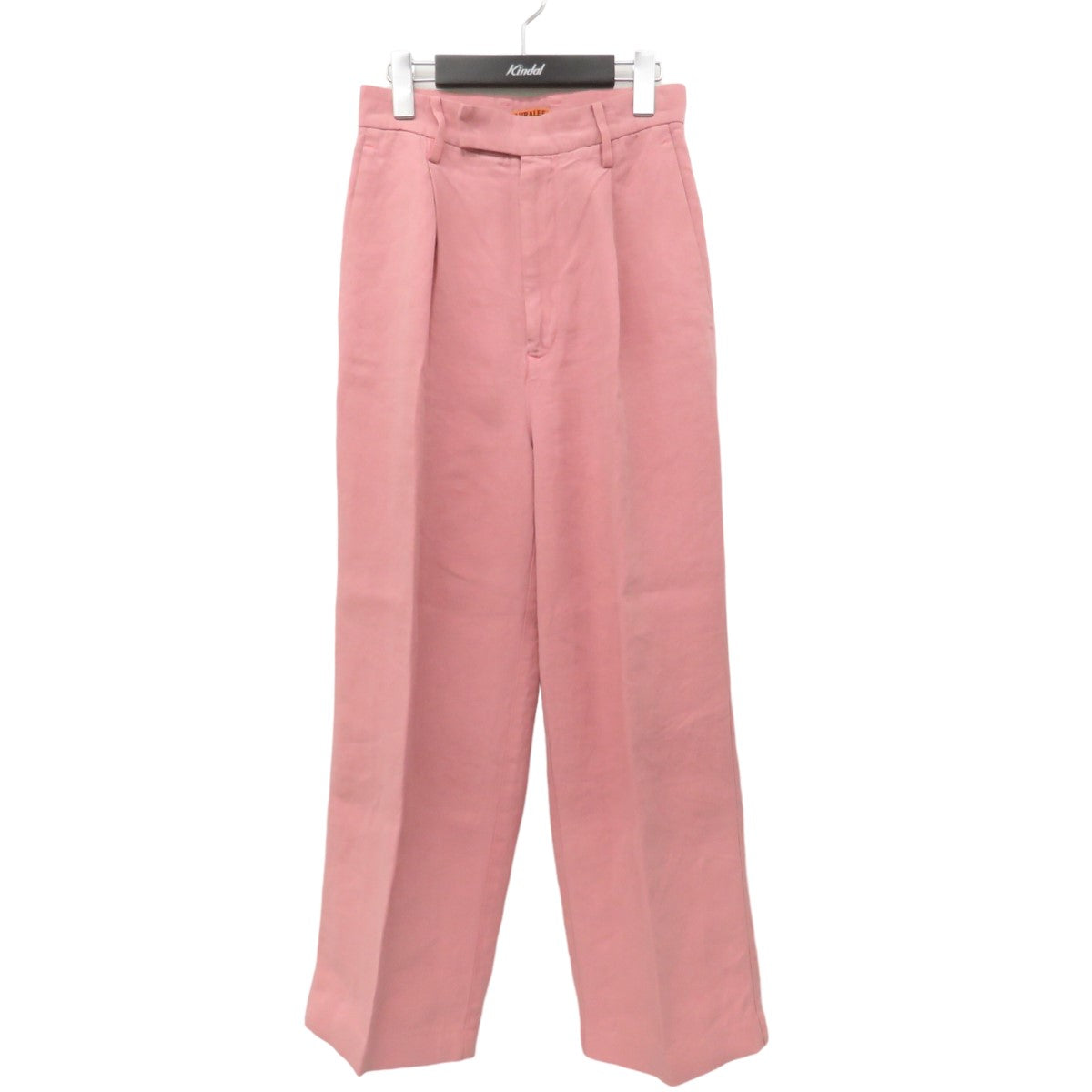 オーラリーの22SS WASH DUCK CANVAS SLACKS ダック地 テーパードスラックスです。 AURALEE ボトムス 古着・中古アイテム