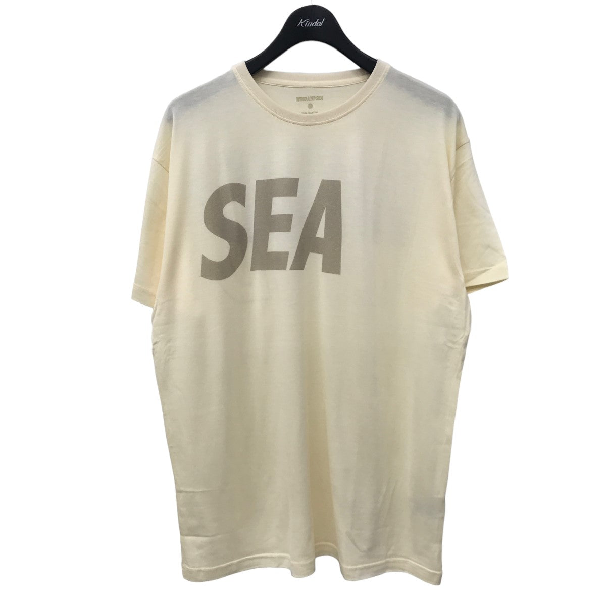 WIND AND SEA(ウィンダンシー) Smooth Micro Modal Tee 阪急梅田限定 ロゴ Tシャツ  WDS-O-SEA-23-Q4-CS-03 エクリュ サイズ L｜【公式】カインドオルオンライン ブランド古着・中古通販【kindal】