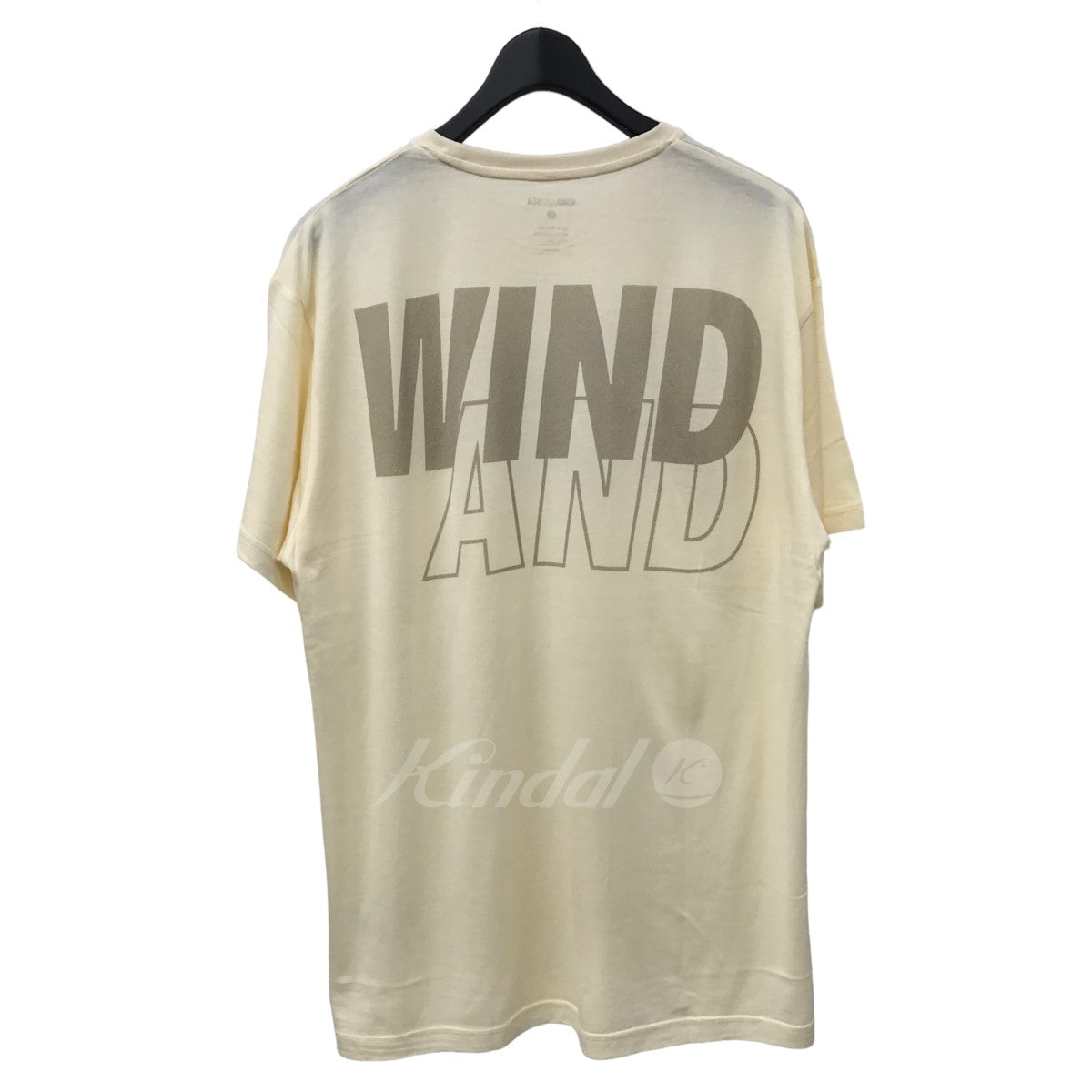 WIND AND SEA(ウィンダンシー) Smooth Micro Modal Tee 阪急梅田限定 ロゴ Tシャツ  WDS-O-SEA-23-Q4-CS-03 エクリュ サイズ L｜【公式】カインドオルオンライン ブランド古着・中古通販【kindal】