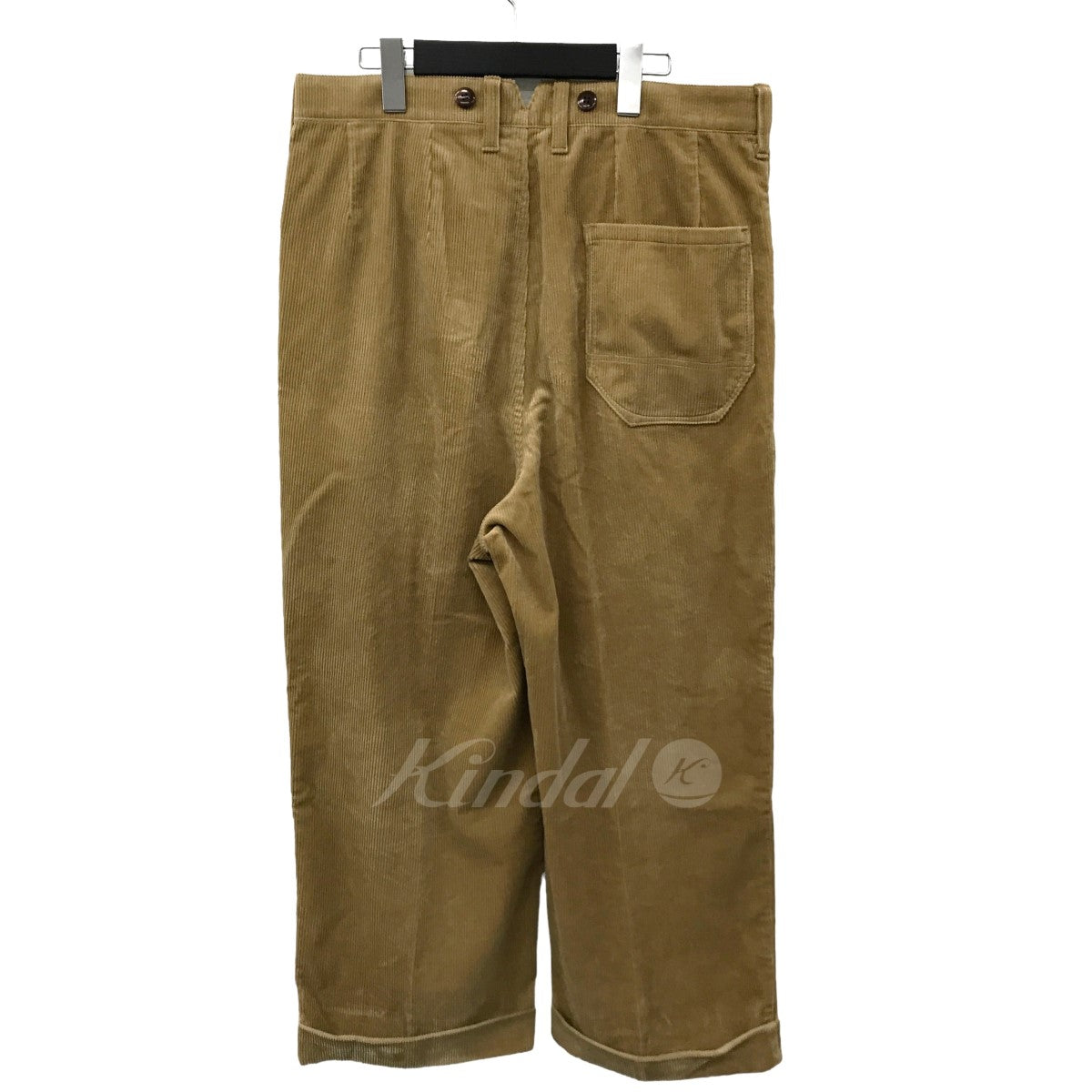 JUNYA WATANABE MAN(ジュンヤワタナベ) Cotton Corduroy Pants ワイドコーデュロイパンツ WH-P038  AD2021 WH-P038 ベージュ サイズ M｜【公式】カインドオルオンライン ブランド古着・中古通販【kindal】