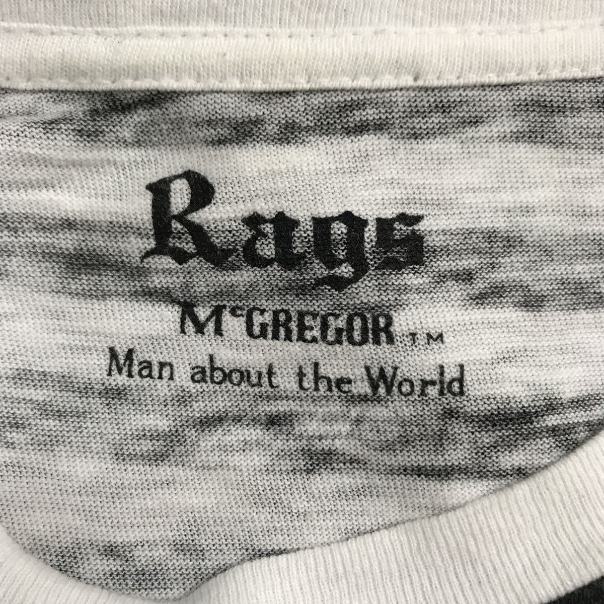 Rags McGREGOR(ラグスマクレガー) 掠れボーダーTシャツ 211725113 211725113 ホワイト×ブラック サイズ S｜【公式】カインドオルオンライン  ブランド古着・中古通販【kindal】