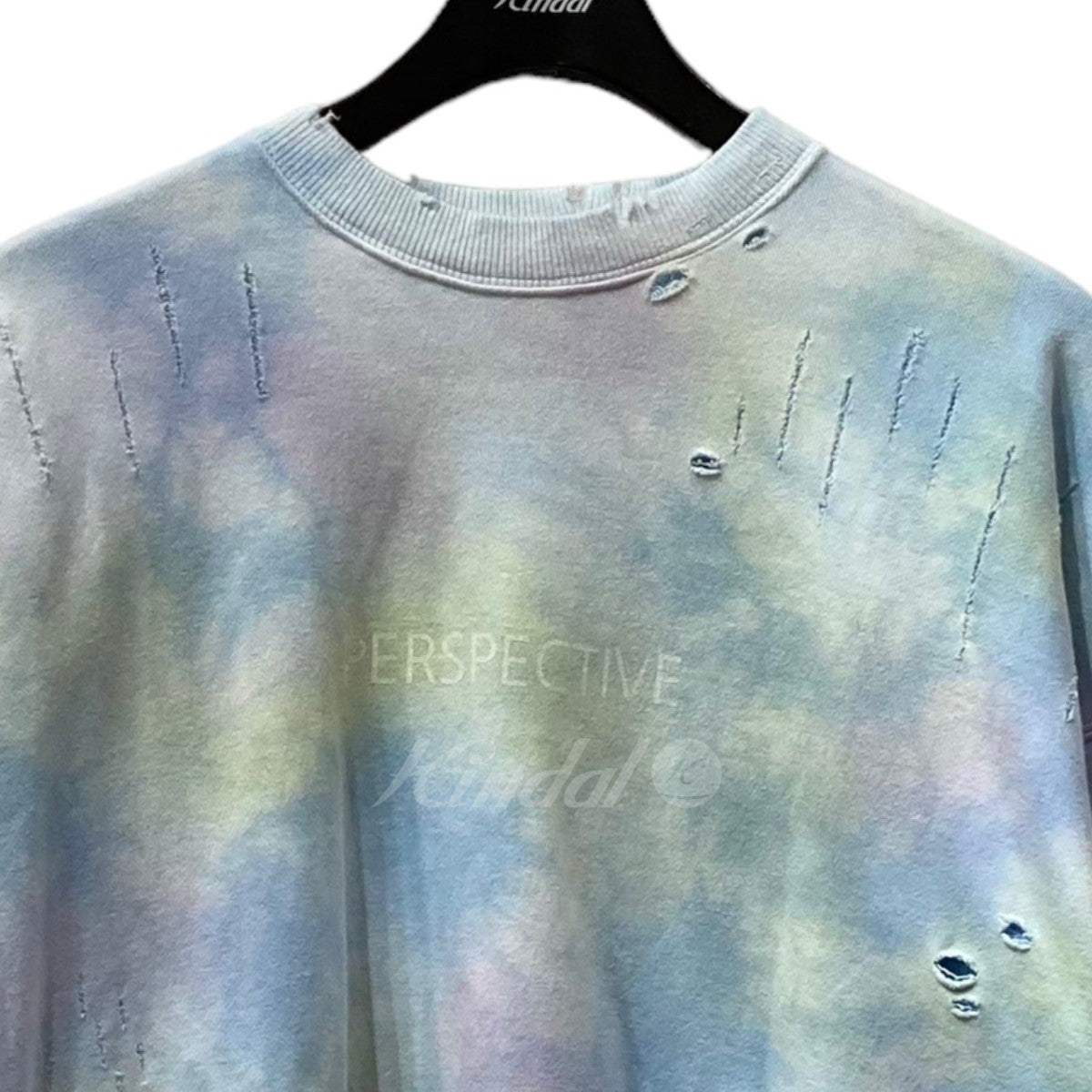 STEIN(シュタイン) OVERSIZED REBUILD SWEAT LS - TIE DYE タイダイスウェット ST525-2  ライトブルー×ライトピンク サイズ S｜【公式】カインドオルオンライン ブランド古着・中古通販【kindal】