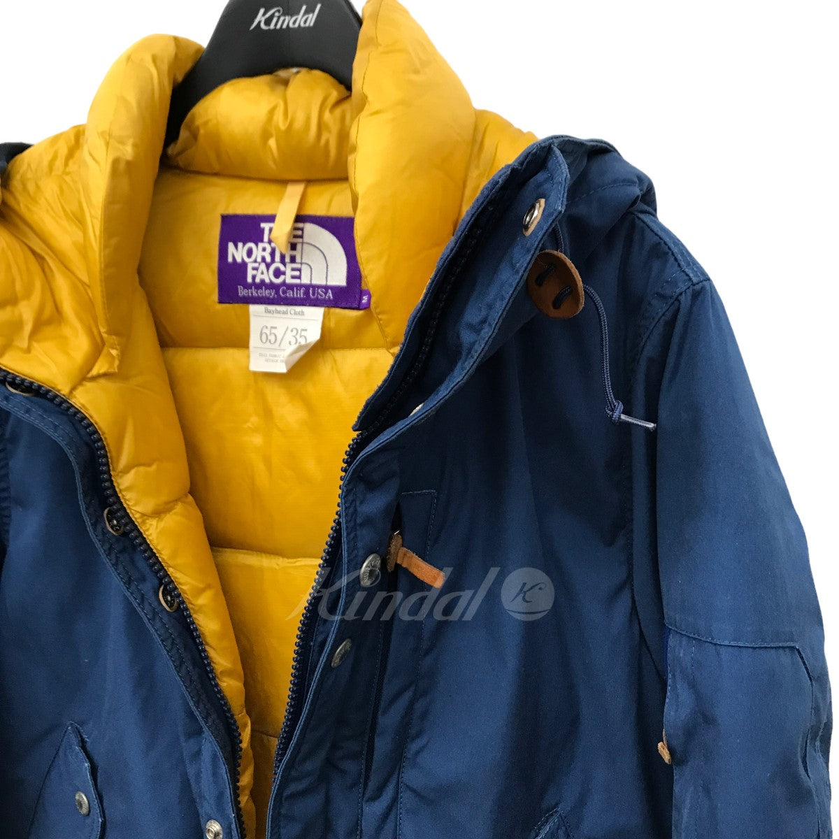 THE NORTH FACE PURPLE LABEL(ザノースフェイス パープルレーベル) Mountain Short Down Parka  65／35クロス ダウンジャケット ND2770N ブルー サイズ M｜【公式】カインドオルオンライン ブランド古着・中古通販【kindal】