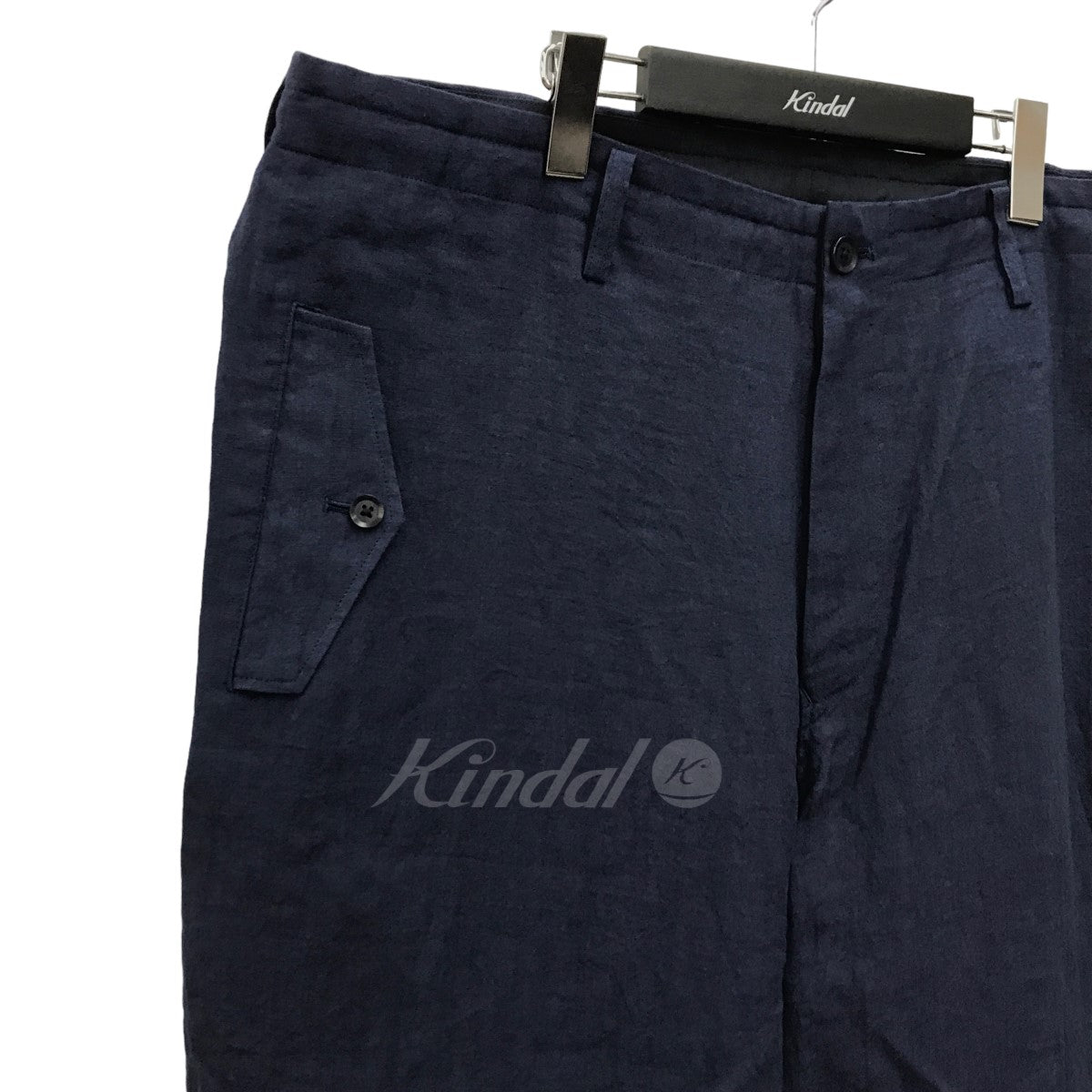 60 MIXEDWEAVE O-INDIGO HEM WITH INTERFACING PANTS