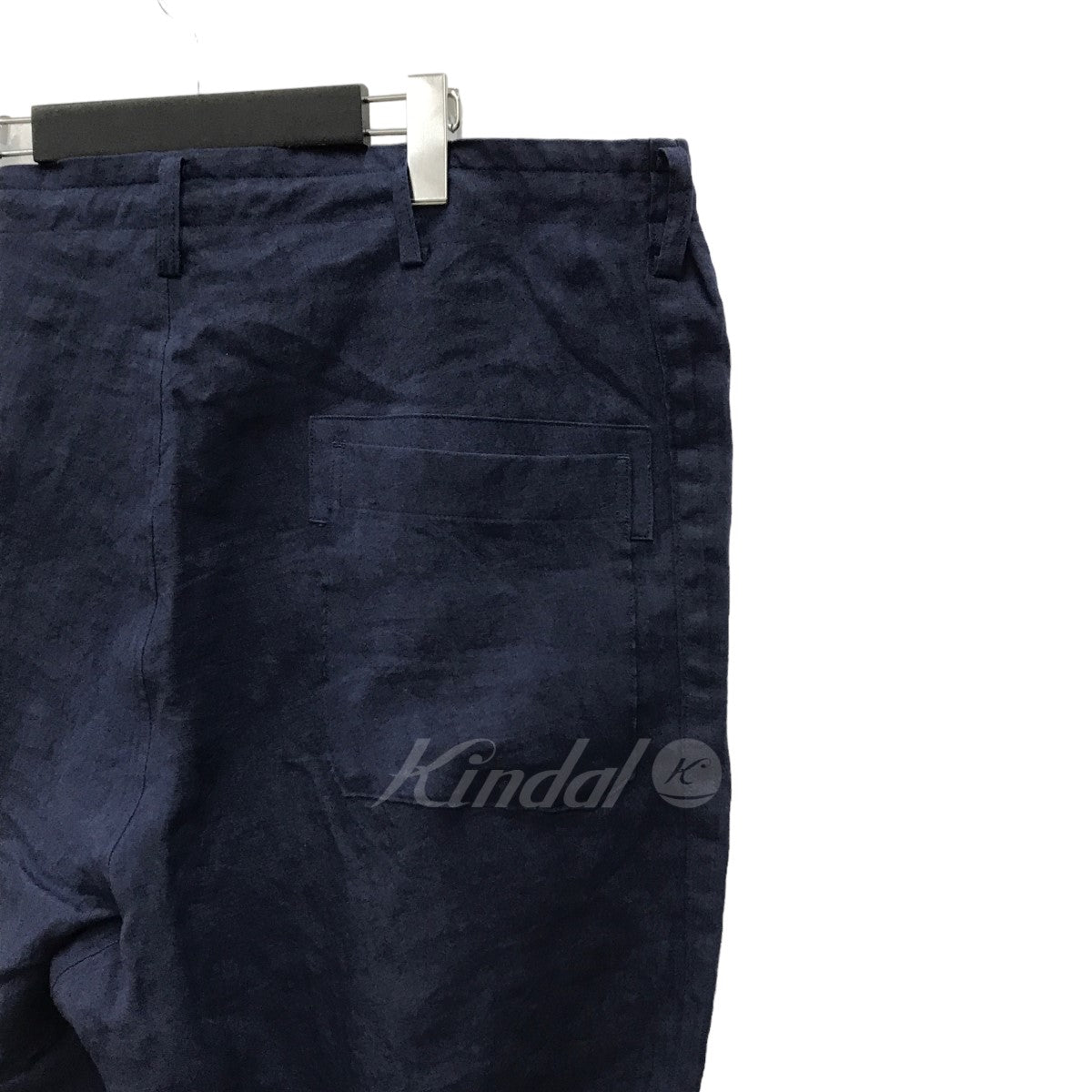 60 MIXEDWEAVE O-INDIGO HEM WITH INTERFACING PANTS