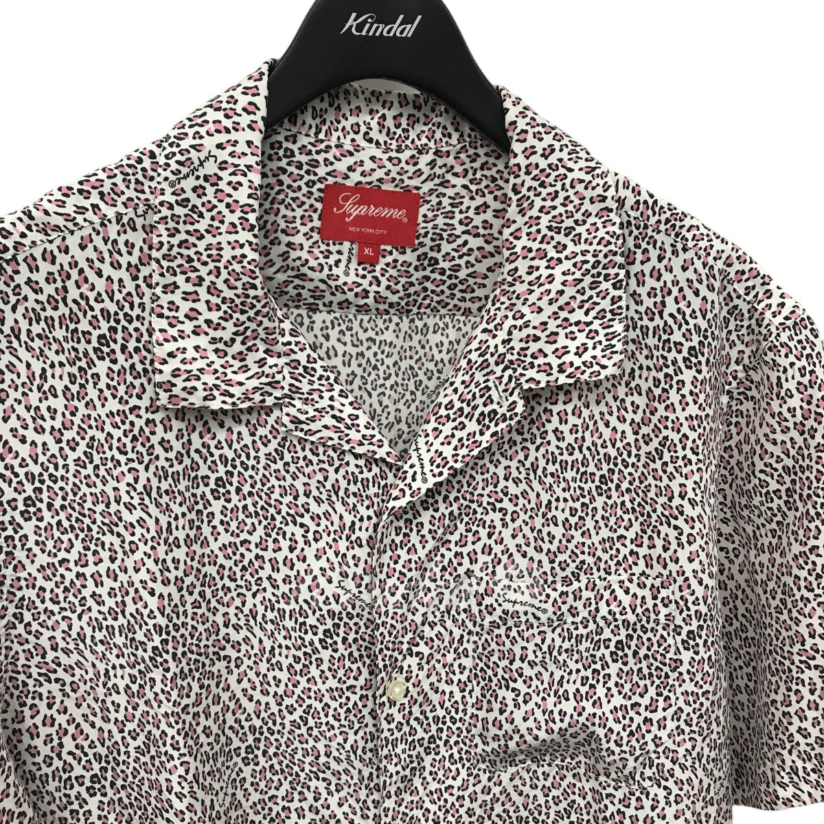 SUPREME(シュプリーム) 22SS Leopard Silk S／S Shirt レオパード シルク半袖シャツ