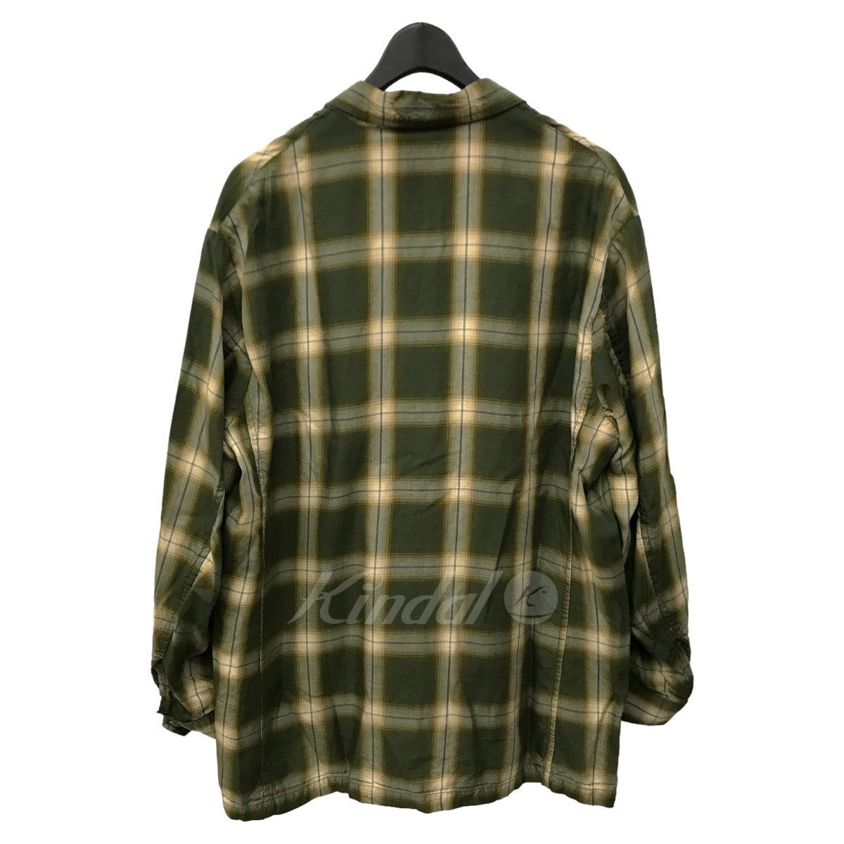 The Stylist Japan(ザ スタイリスト ジャパン) OMBRE CHECK SHIRT JAKET オンブレーチェックシャツジャケット  TSJJ-31006 グリーン×ベージュ サイズ L｜【公式】カインドオルオンライン ブランド古着・中古通販【kindal】